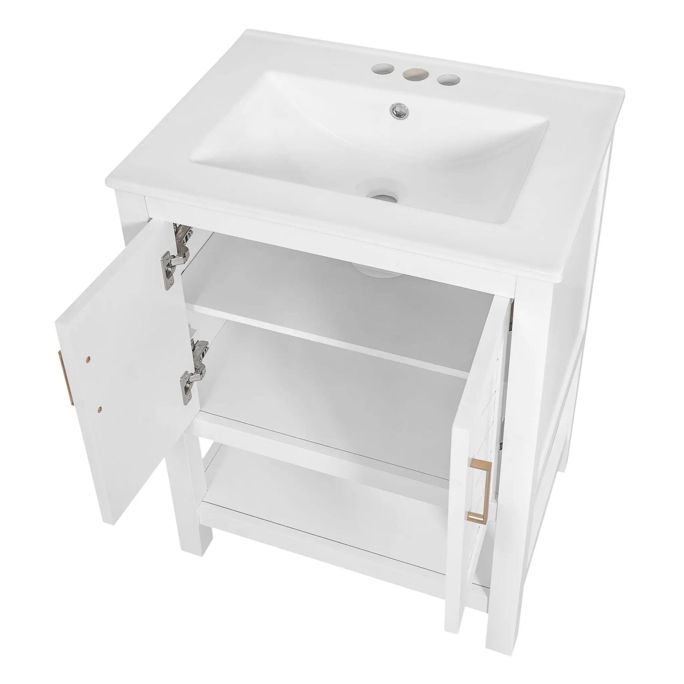 Modern Bathroom Vanity With Elegant Twill Design by HouseOfZazla