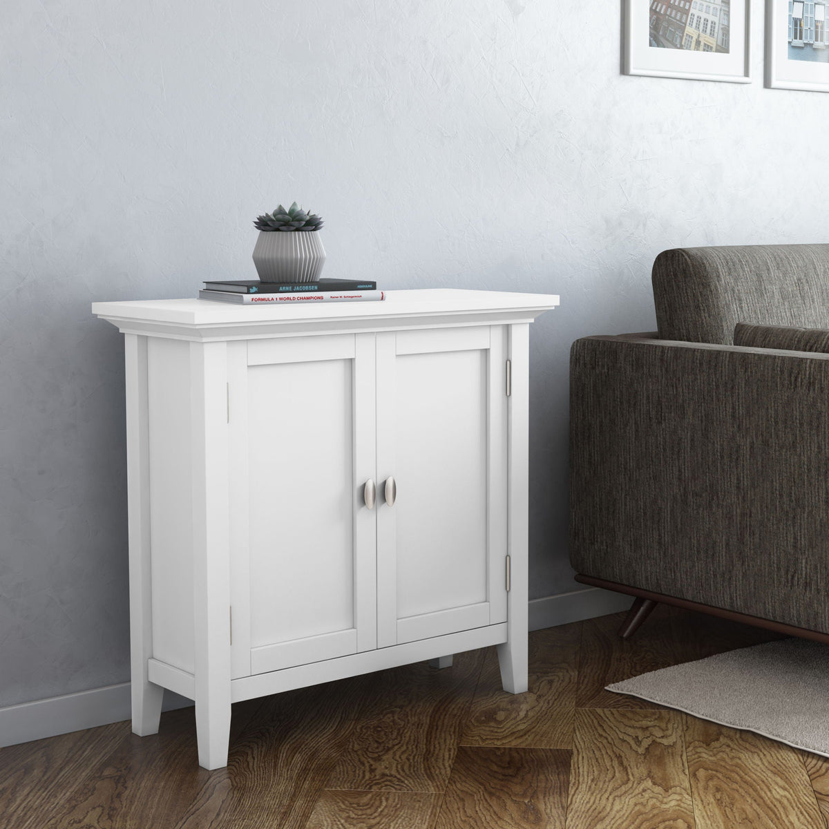Handcrafted Low Storage Cabinet with Adjustable Shelves - Multiple Colors, photo 28 of 33