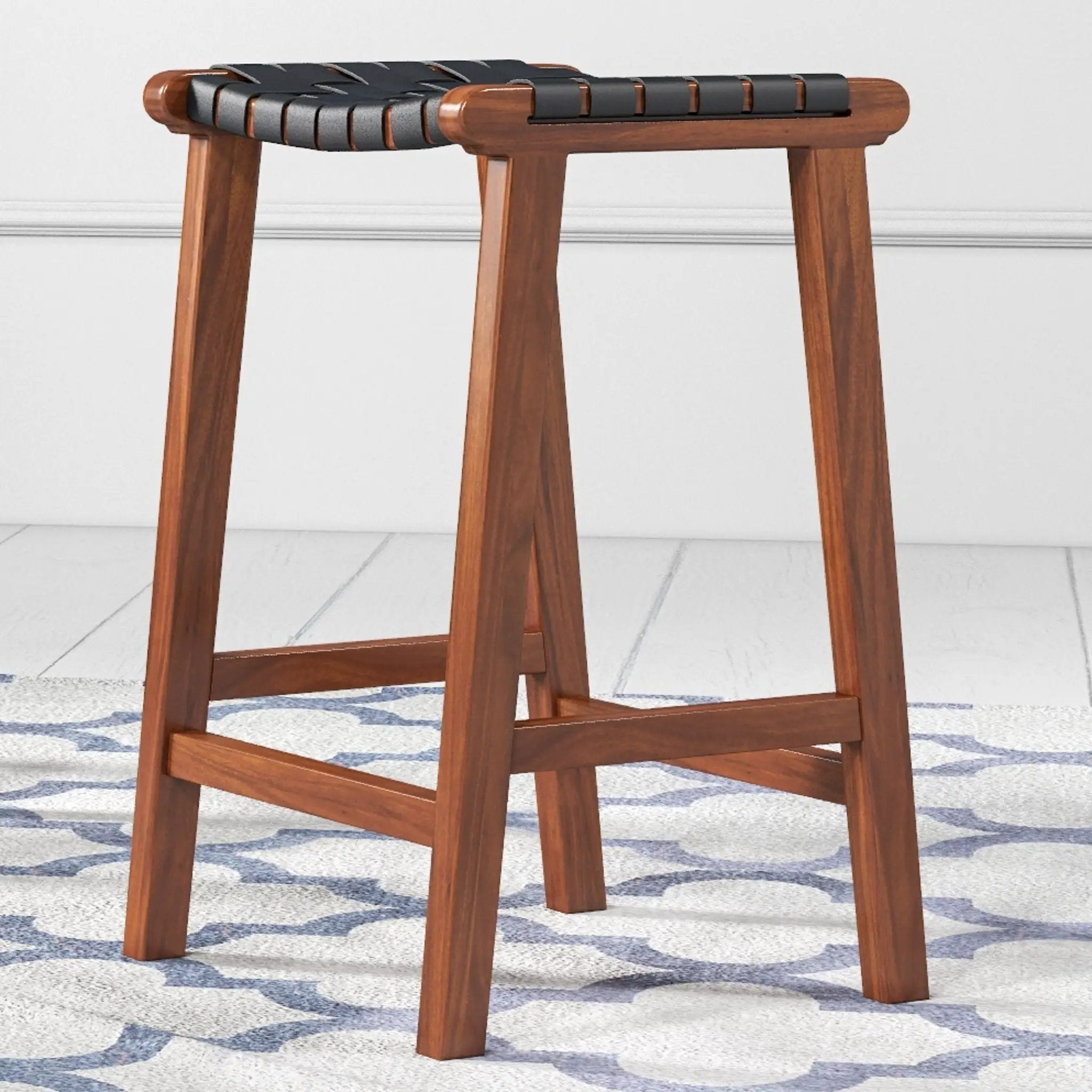 James - Modern Genuine Bar Stool by HouseOfZazla
