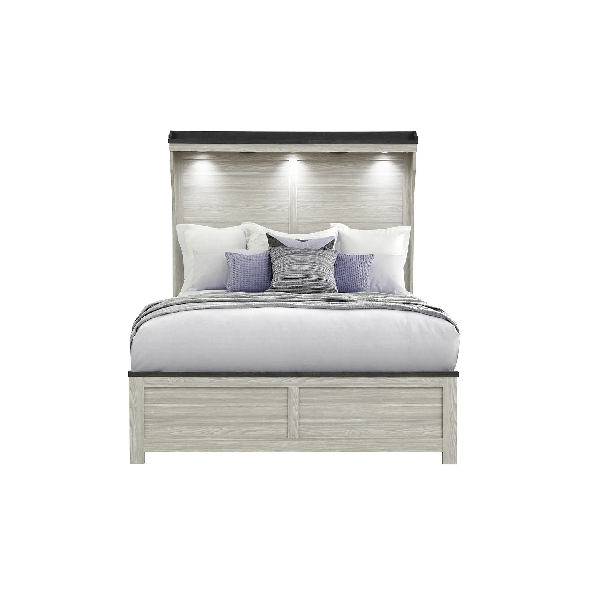 Augusta - Bed With Lit Headboard by Unique Piece Furniture