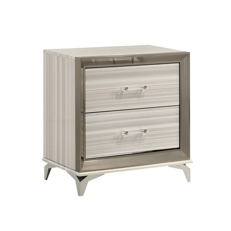 Star - Nightstand - White by HouseOfZazla