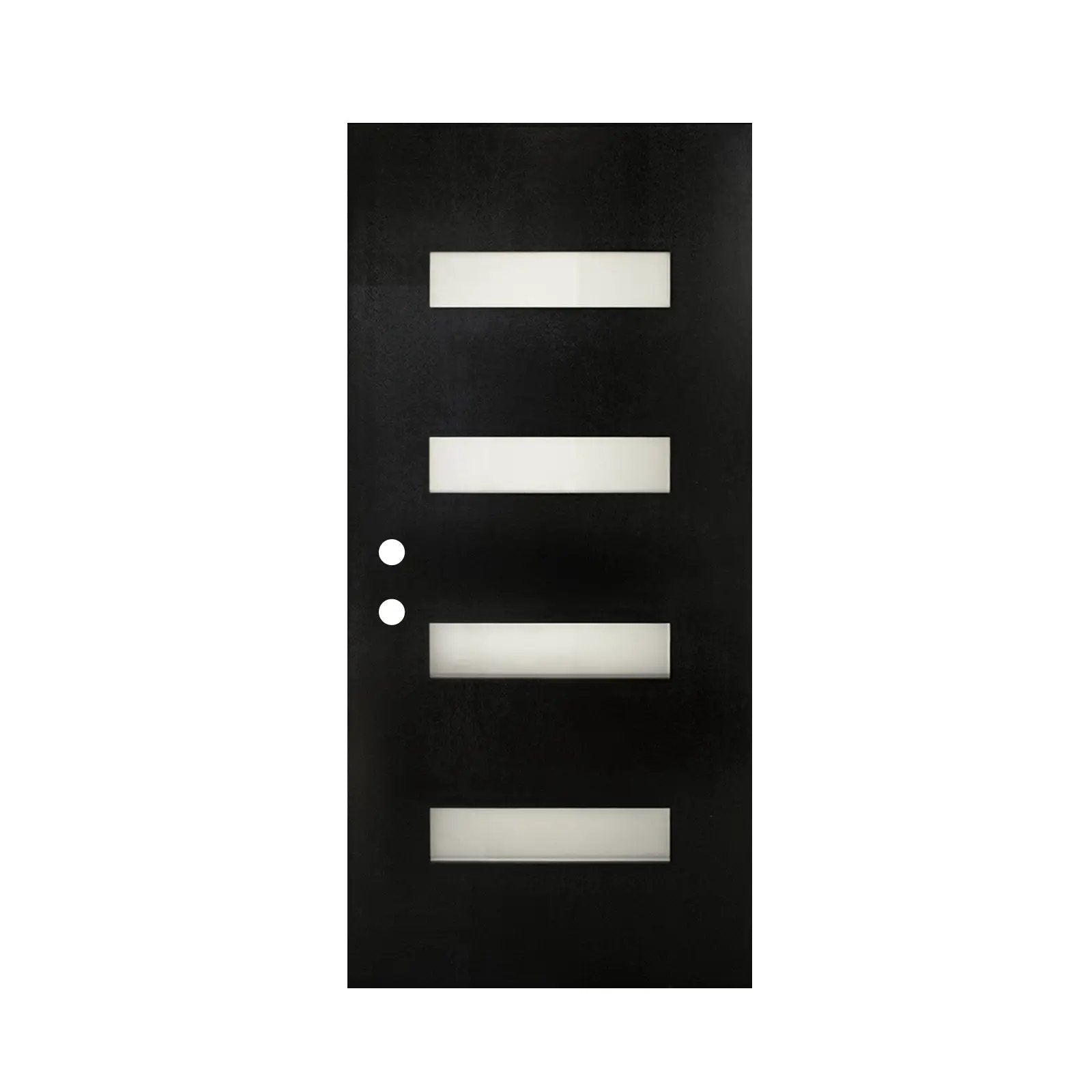 36 x 80 Fiberglass Entry Door Slab Only, Frosted Glass by HouseOfZazla