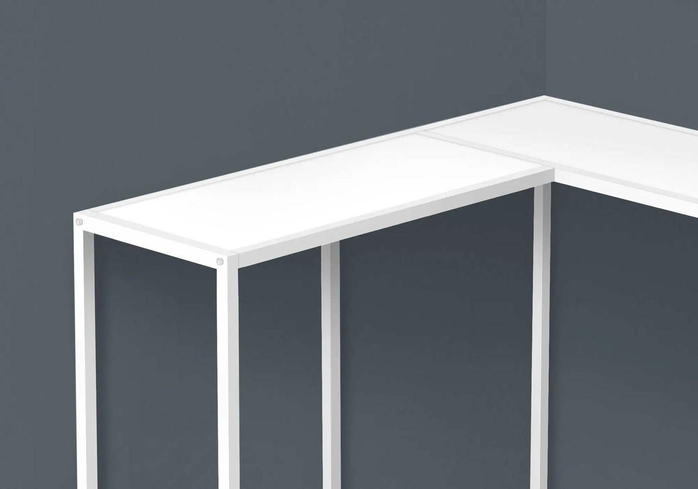 Corner Accent Console Table For Entryway, Unique L-Shaped Design by Unique Piece Furniture
