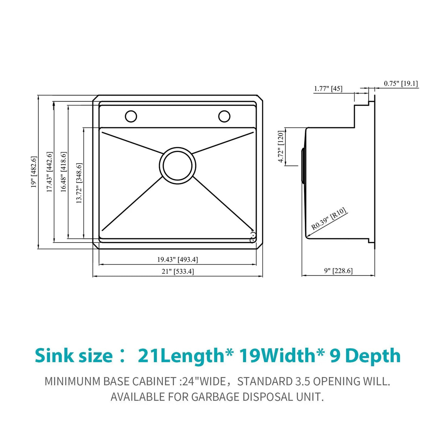 Undermount Bar Sink With Folding Faucet by HouseOfZazla