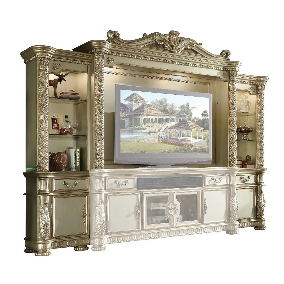 Vendome II - Entertainment Center by Unique Piece Furniture