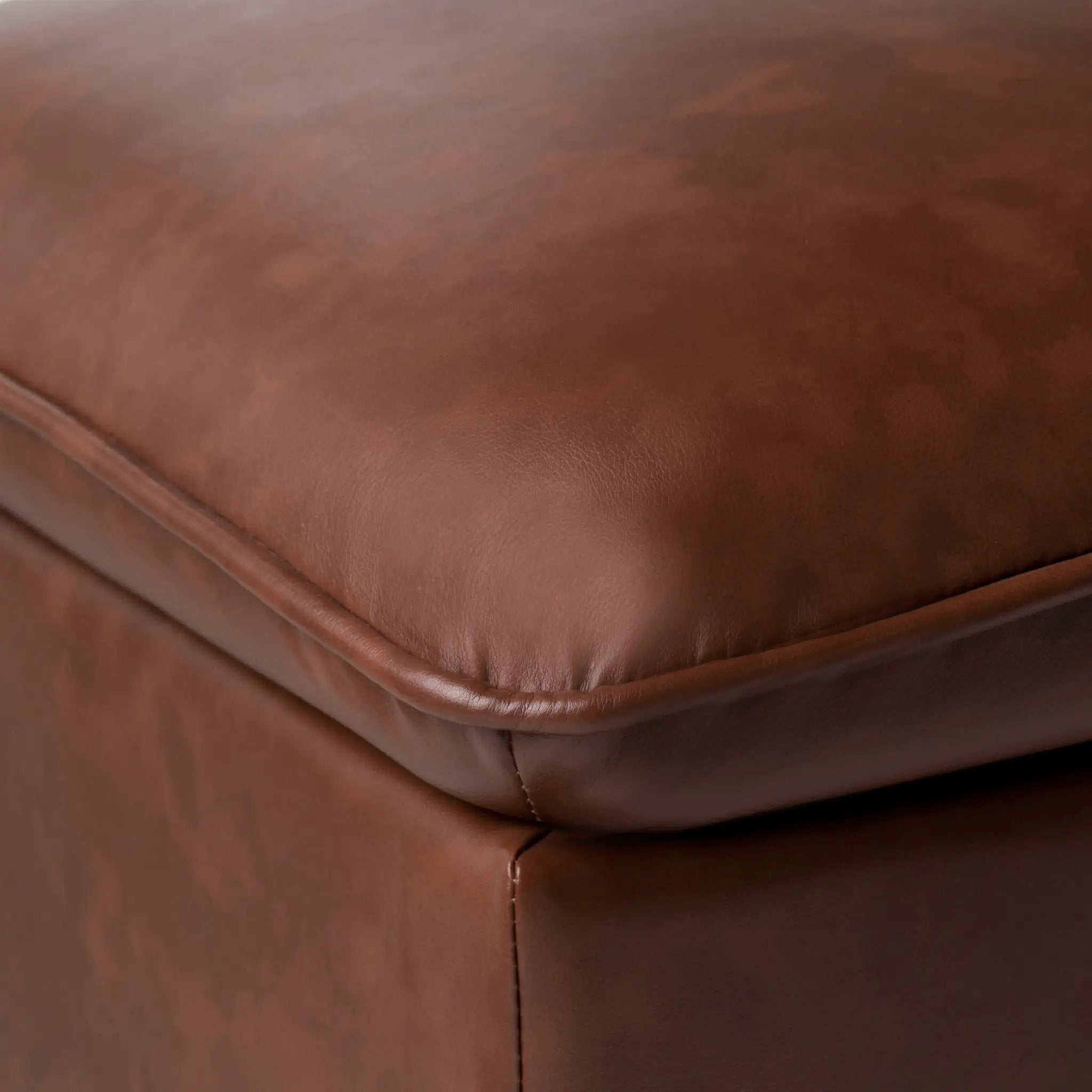 Emily - Storage Ottoman - Cognac by HouseOfZazla