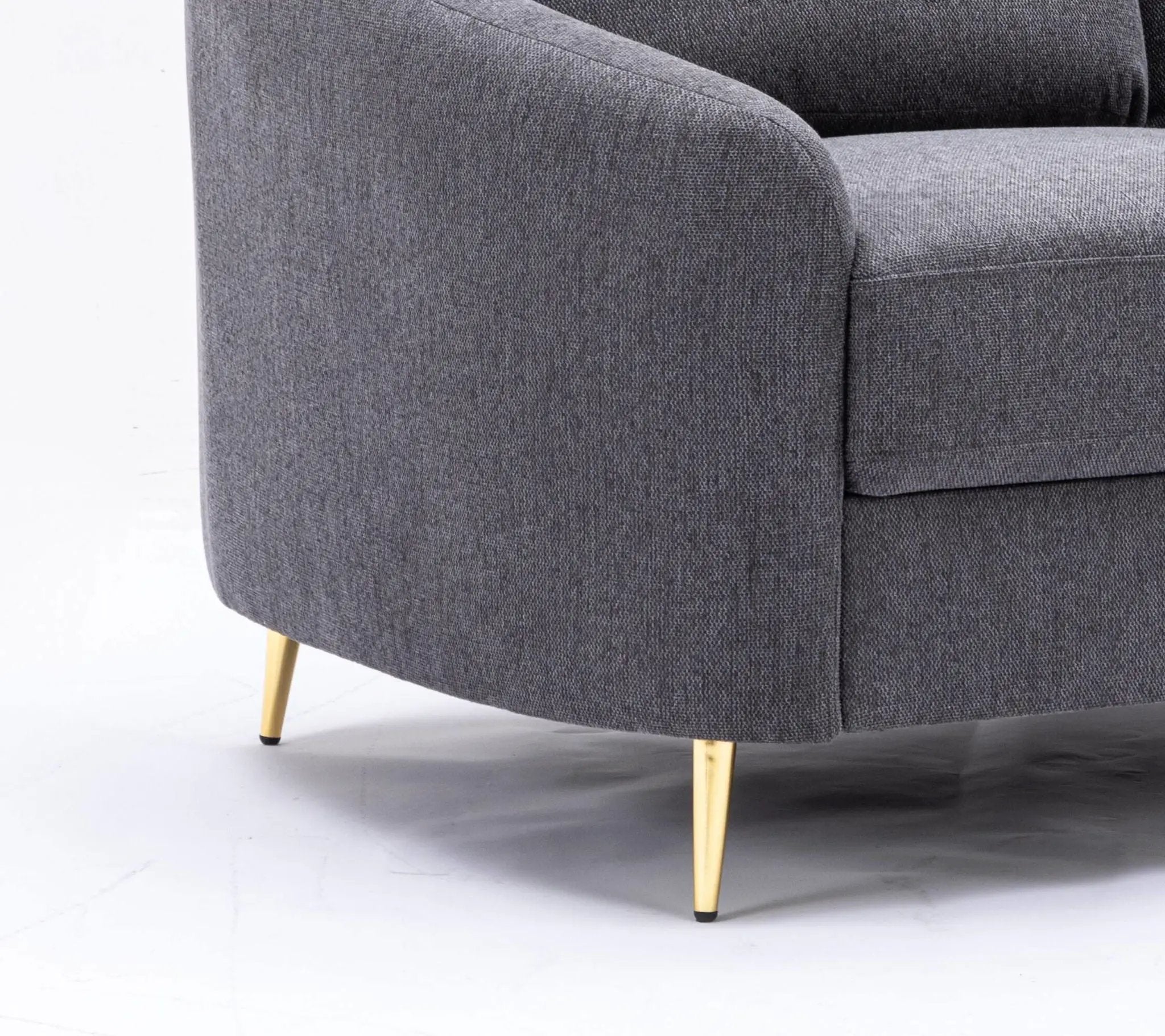 Yuina - Linen Loveseat - Gray by Unique Piece Furniture