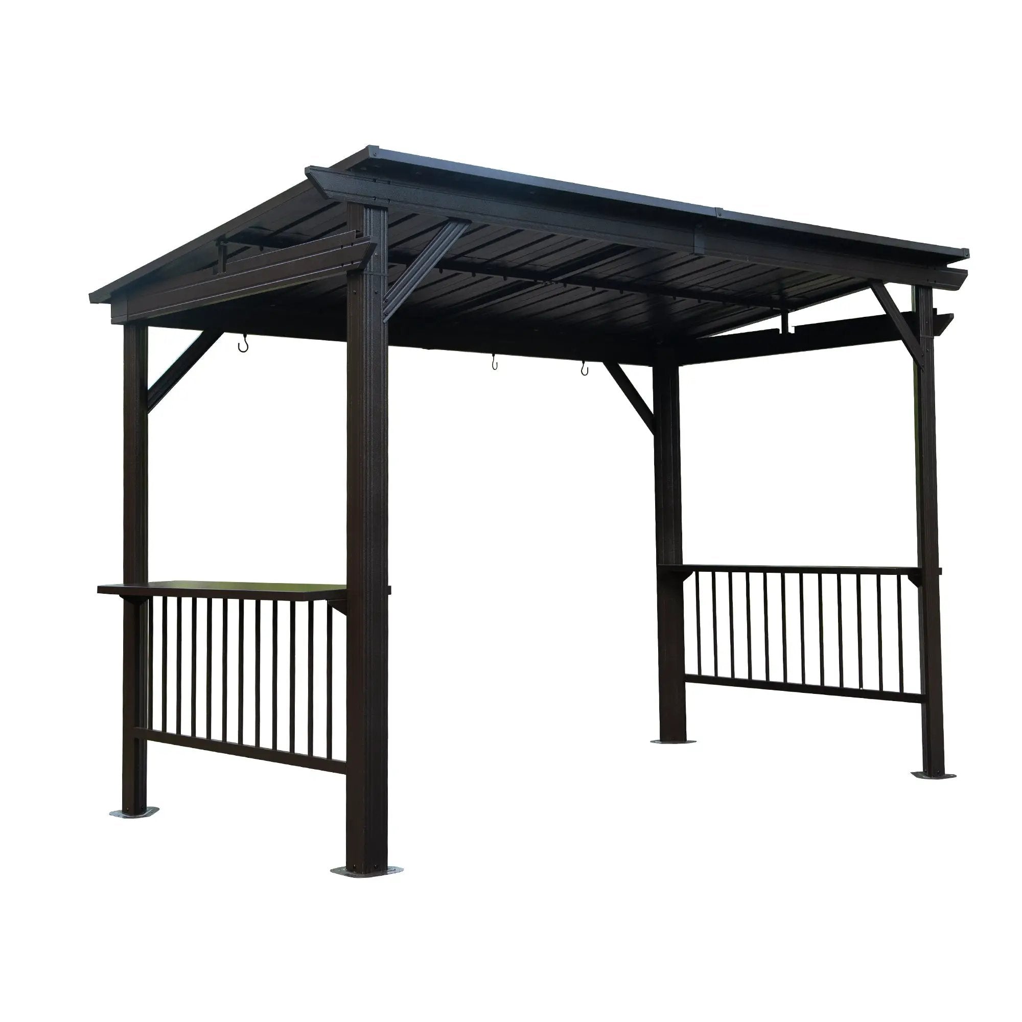 6.5x12FT Hardtop Grill Gazebo by HouseOfZazla