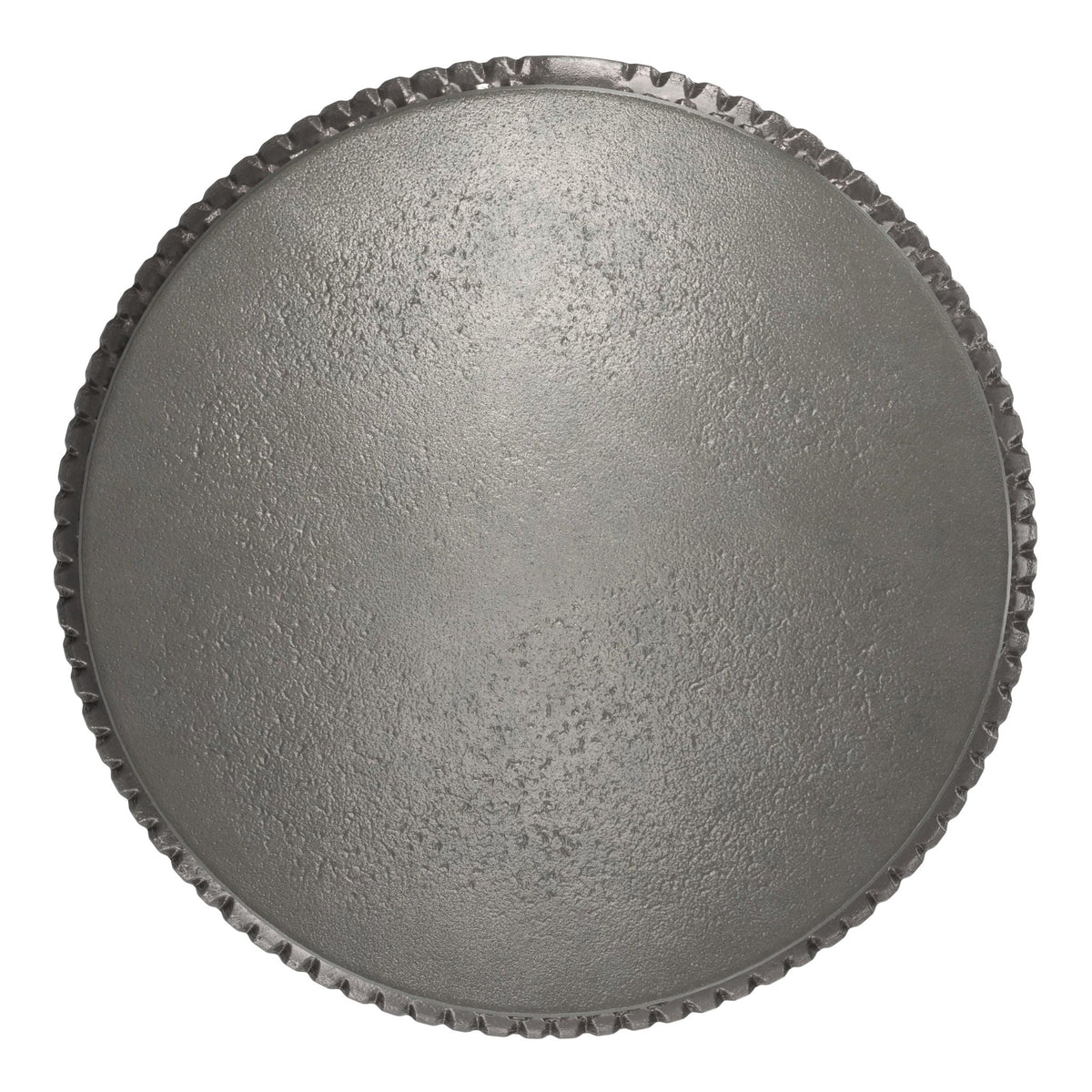 Cast Aluminum Side Table with Cylindrical Design - Black, photo 6 of 9
