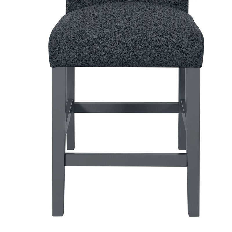 Ariya - Bar Stools (Set of 2) - Dark Gray by HouseOfZazla