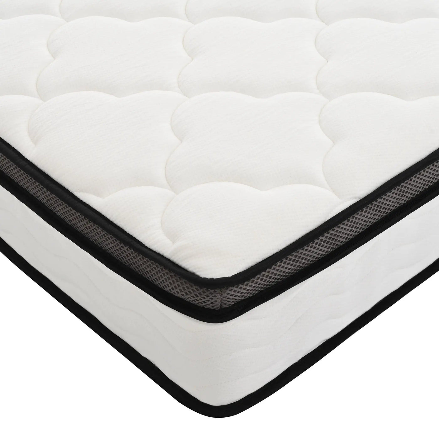 12" Hybrid Mattress With Pocket Coils And Memory Foam, Medium Firm by HouseOfZazla