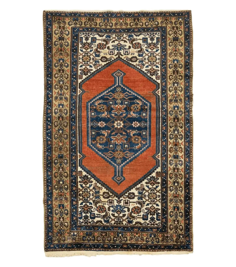 4' X 6' Antique Handmade Turkish Wool Rug Nice by Jewel Rugs