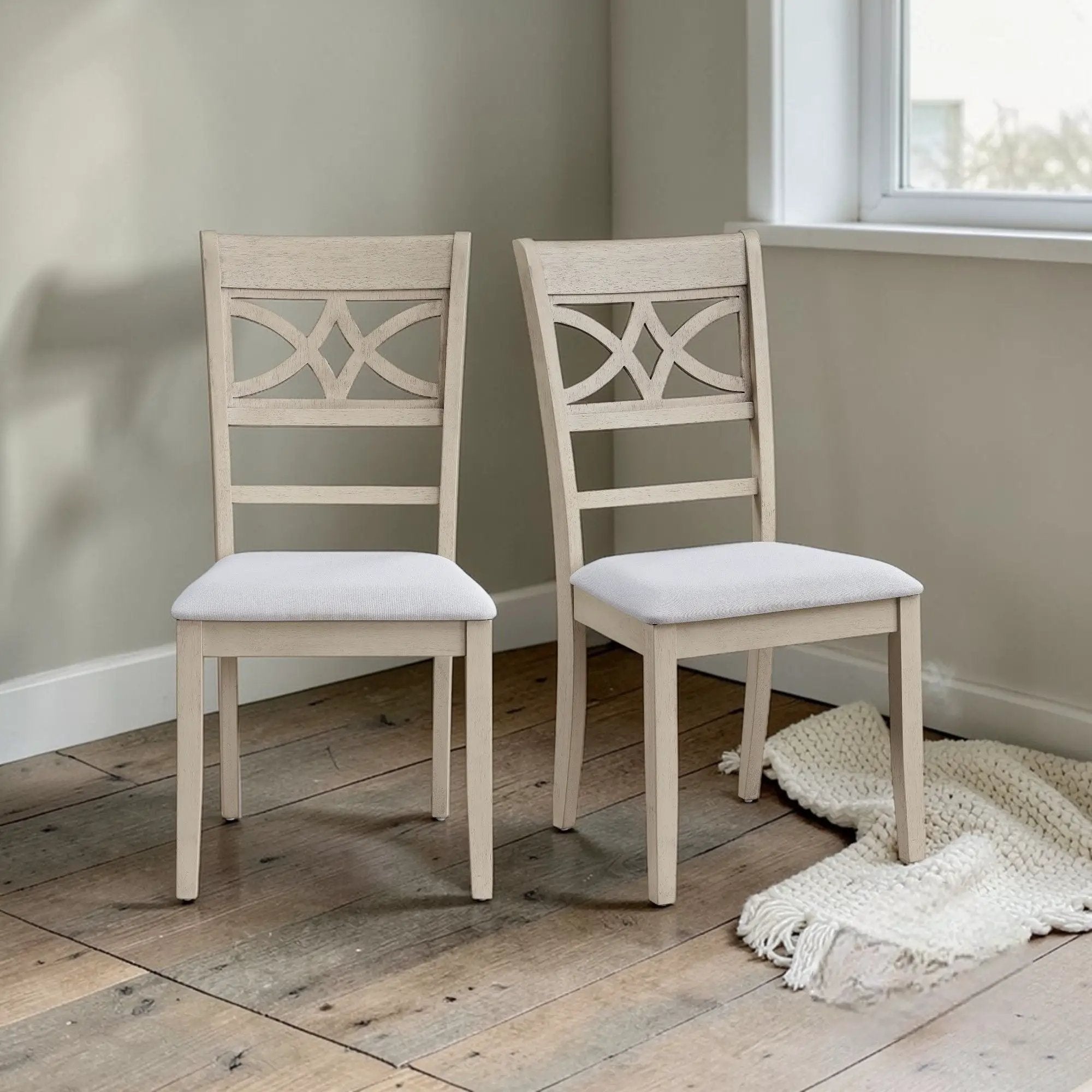 Ferris - Side Chair (Set of 2) - Antique Gray by HouseOfZazla