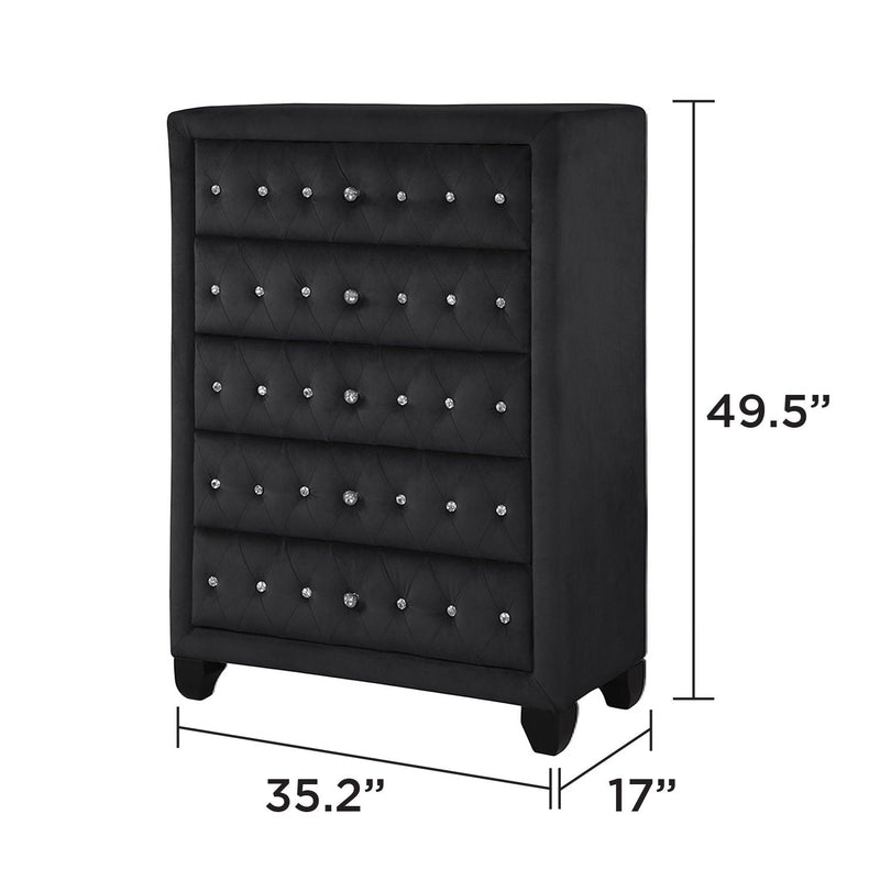 Sophia - 5 Drawer Chest by HouseOfZazla
