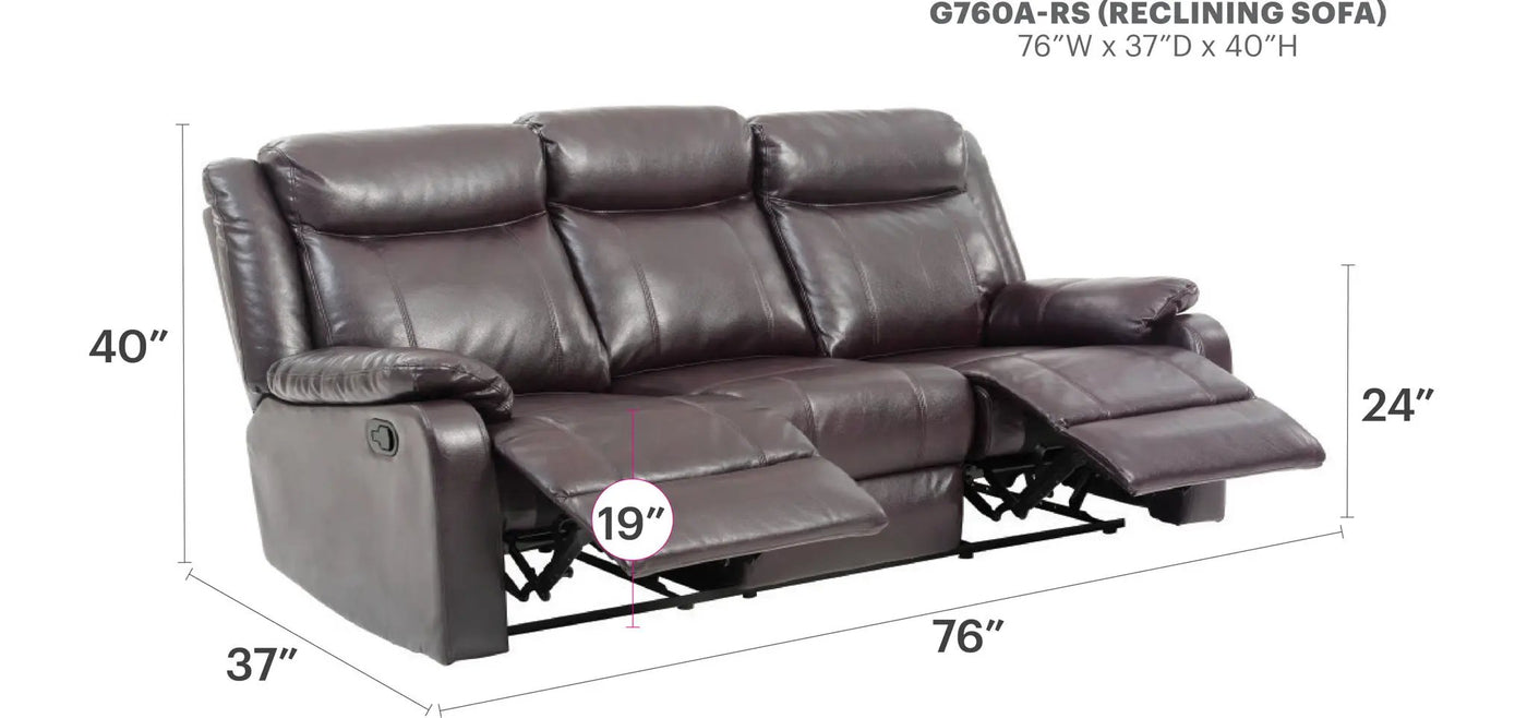Contemporary Three Seater Sofa by Unique Piece Furniture