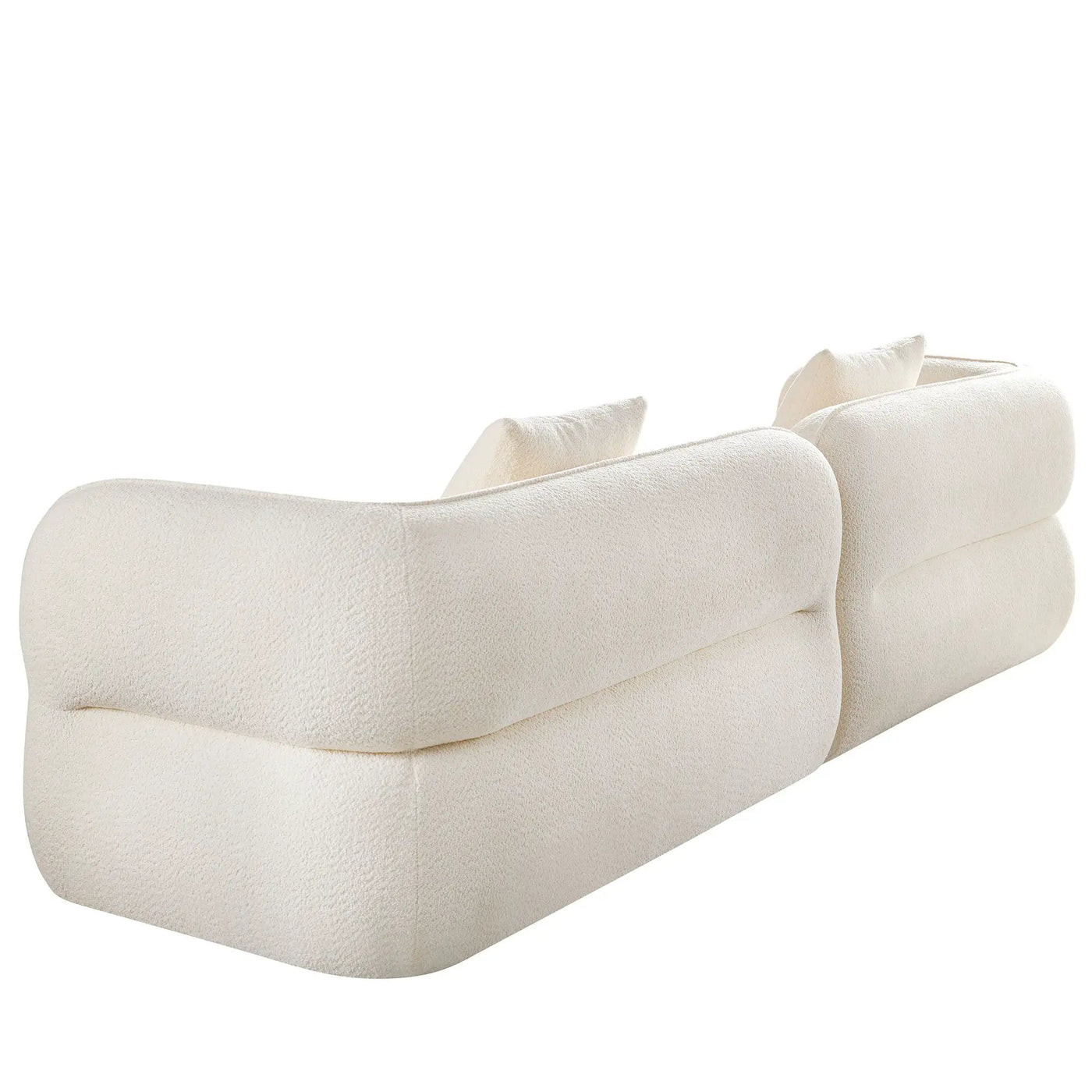 Sectional Sofa With Durable Fabric, Solid Wood Frame, And High Density Sponge Fill by HouseOfZazla