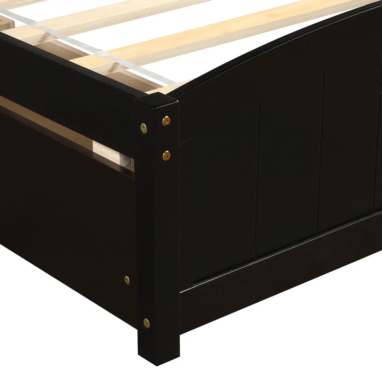 Platform Bed & Headboard, Footboard And Wood Slat Support by HouseOfZazla