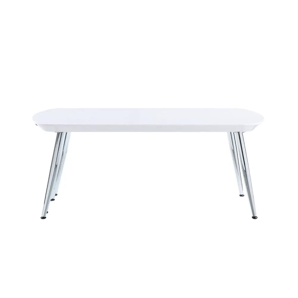 Patina - Coffee Table - White & Chrome by Unique Piece Furniture
