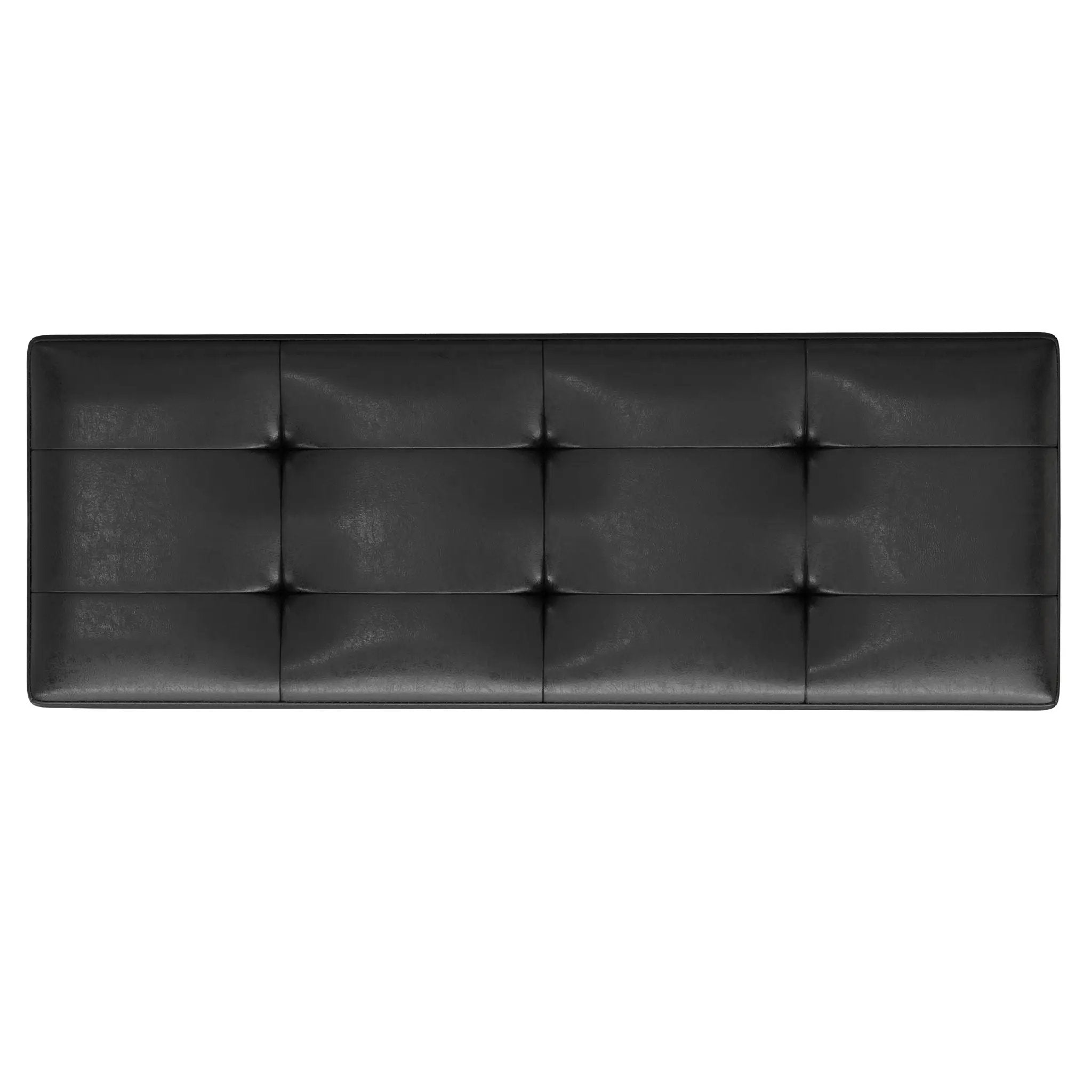 Shay - Large Square Coffee Table Storage Ottoman Mid-Century Style by HouseOfZazla