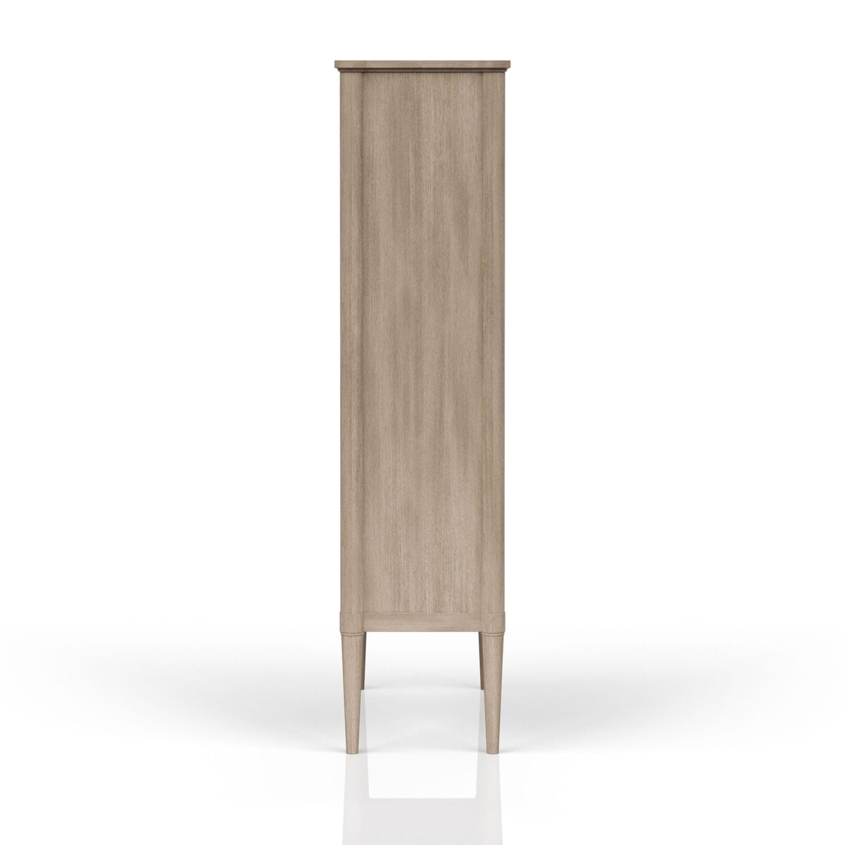 Display Bookcase with Glass Cabinet Doors - Sand, photo 4 of 6