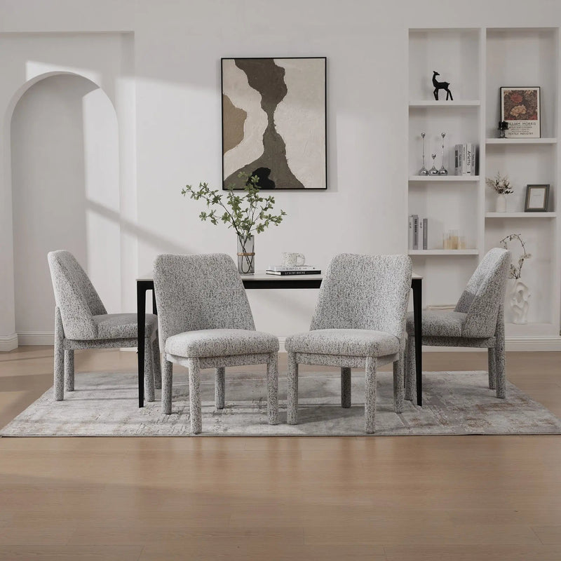 Wide Minimalist Dining Chair by Unique Piece Furniture