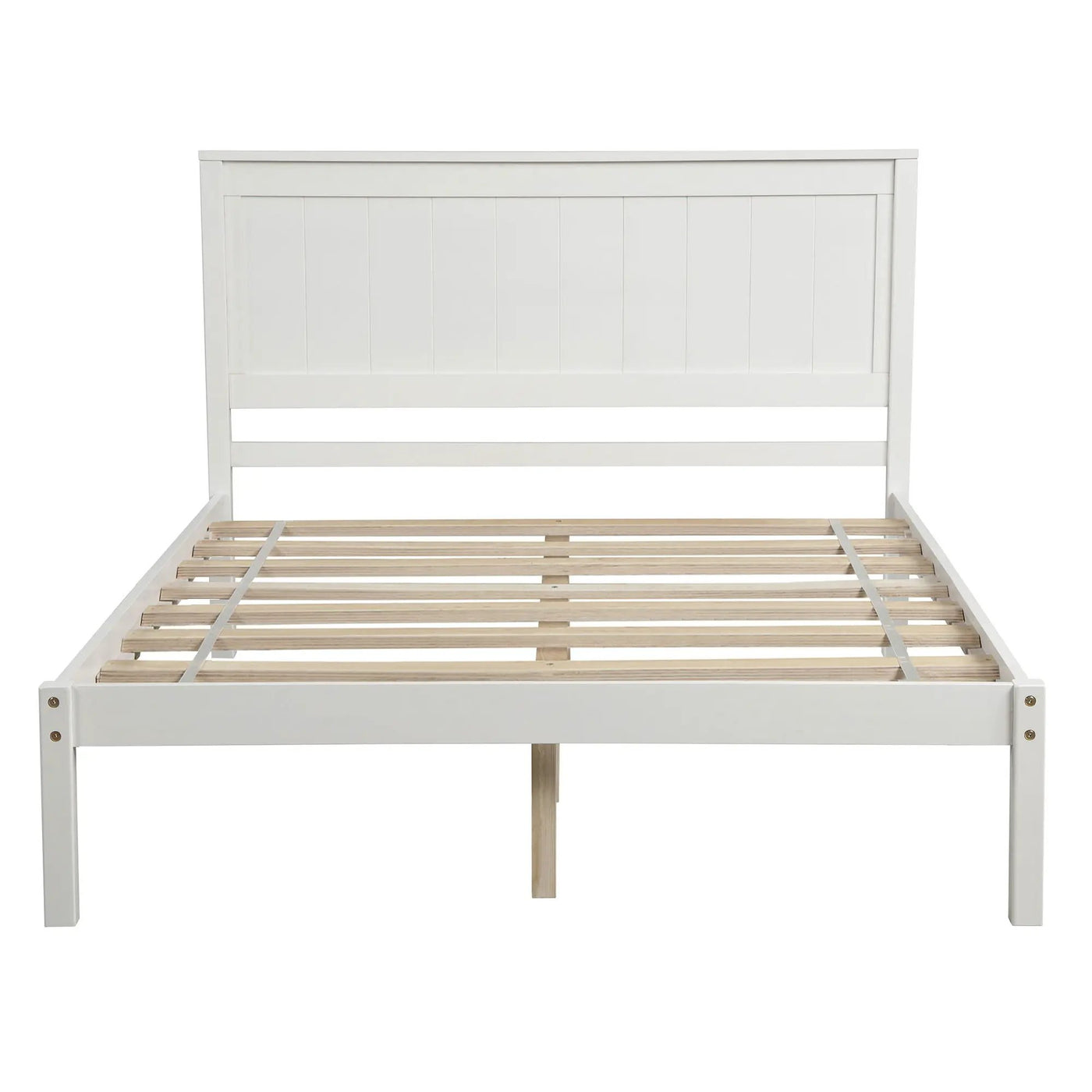 Platform Bed Frame With Headboard by HouseOfZazla