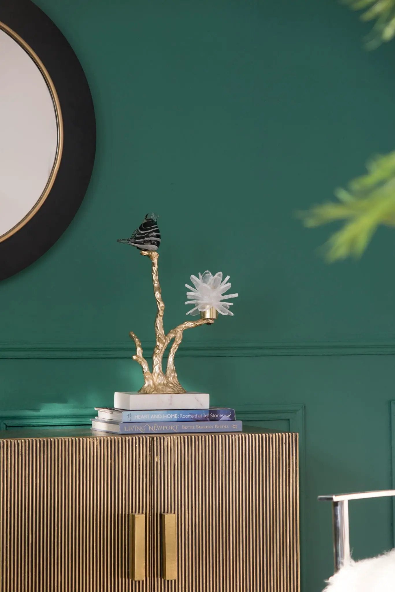 Aluminum Candle Holder With Marble Stand by HouseOfZazla