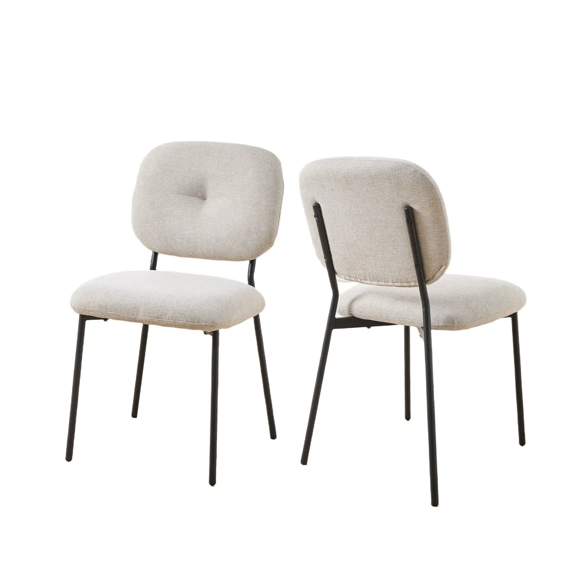 Modern 4 Person Dining Set With Bamboo & Table And Turquoise & Chairs Metal Legs, Space Saving Design - White by HouseOfZazla