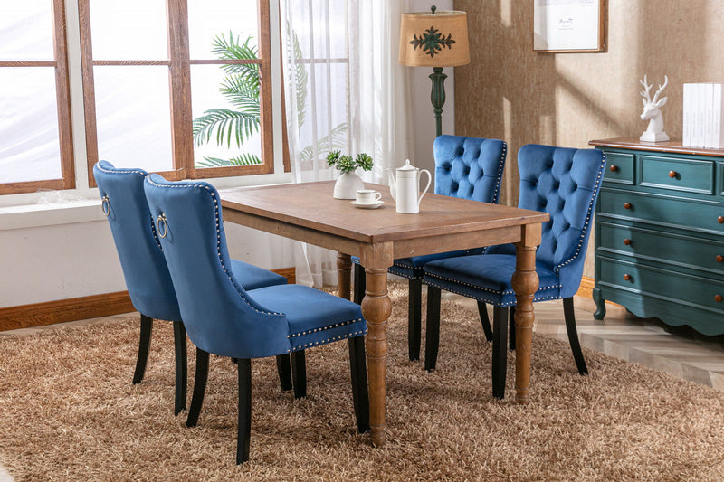 Nikki - High-End Tufted Dining Chair (Set of 2) by HouseOfZazla