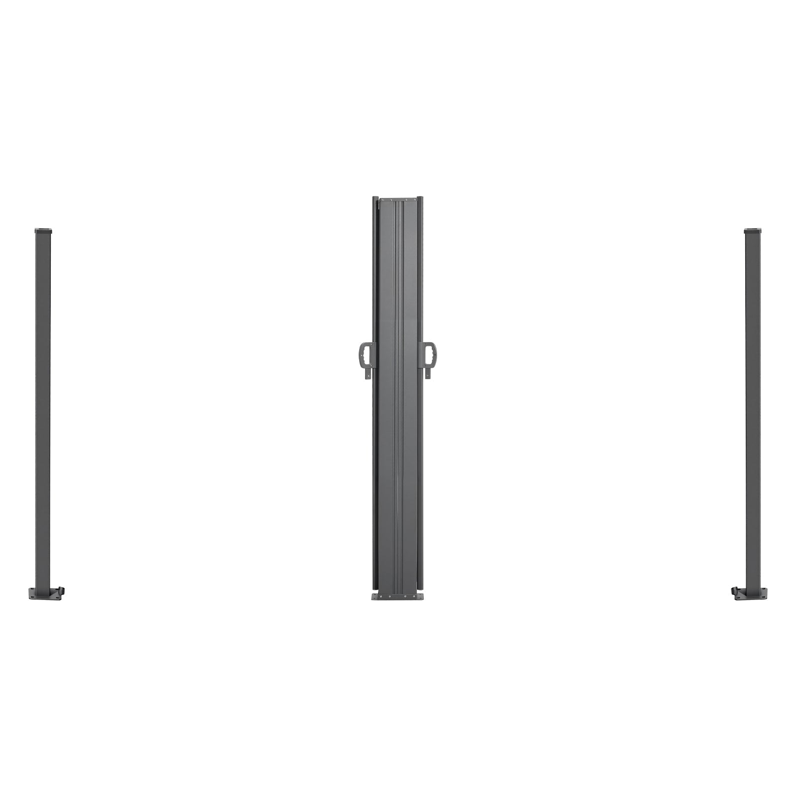 Retractable Side Awning, 71" x 236" Patio Screen with Waterproof Polyester Fabric by HouseOfZazla