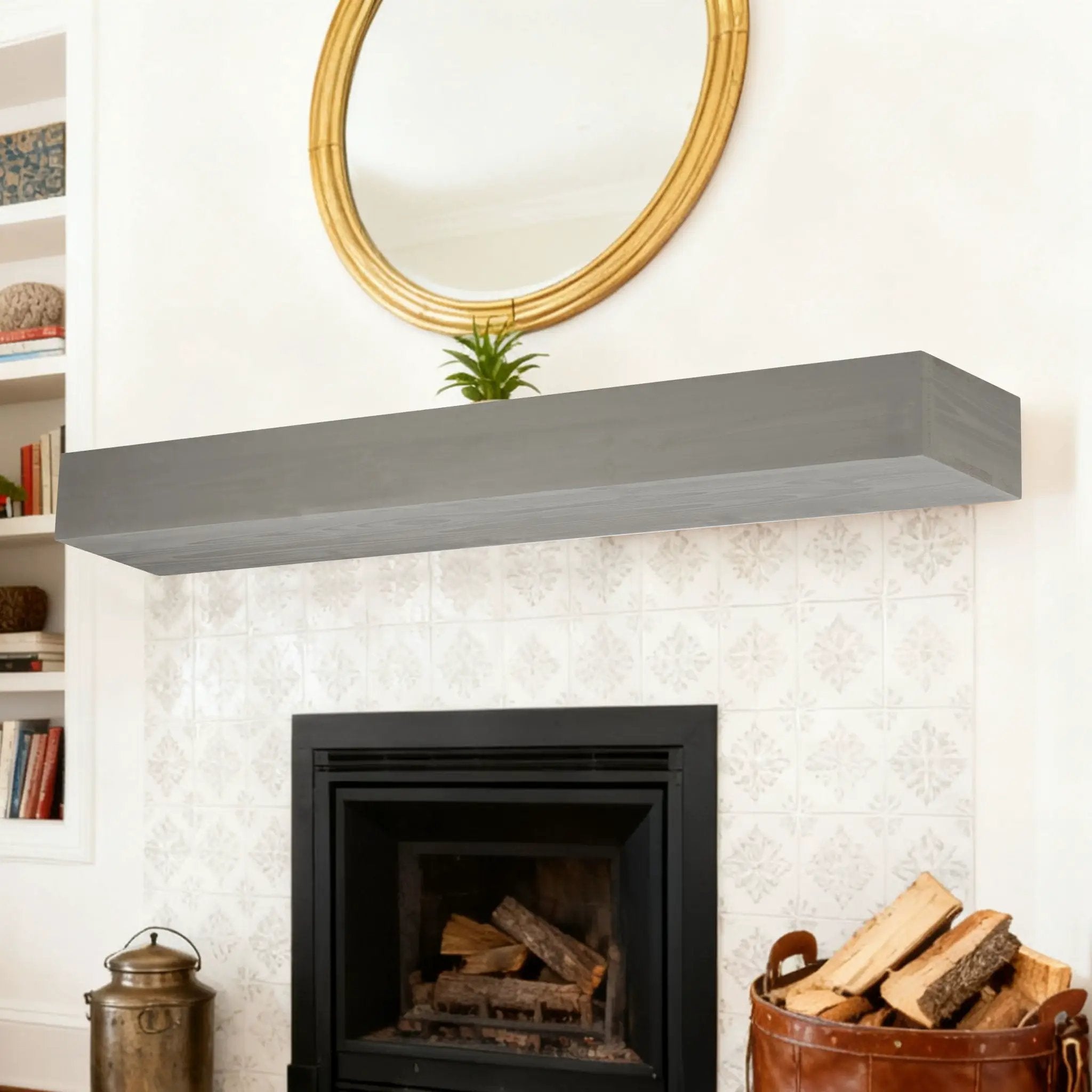Fireplace Mantel Floating Shelf For Home Decor by Unique Piece Furniture