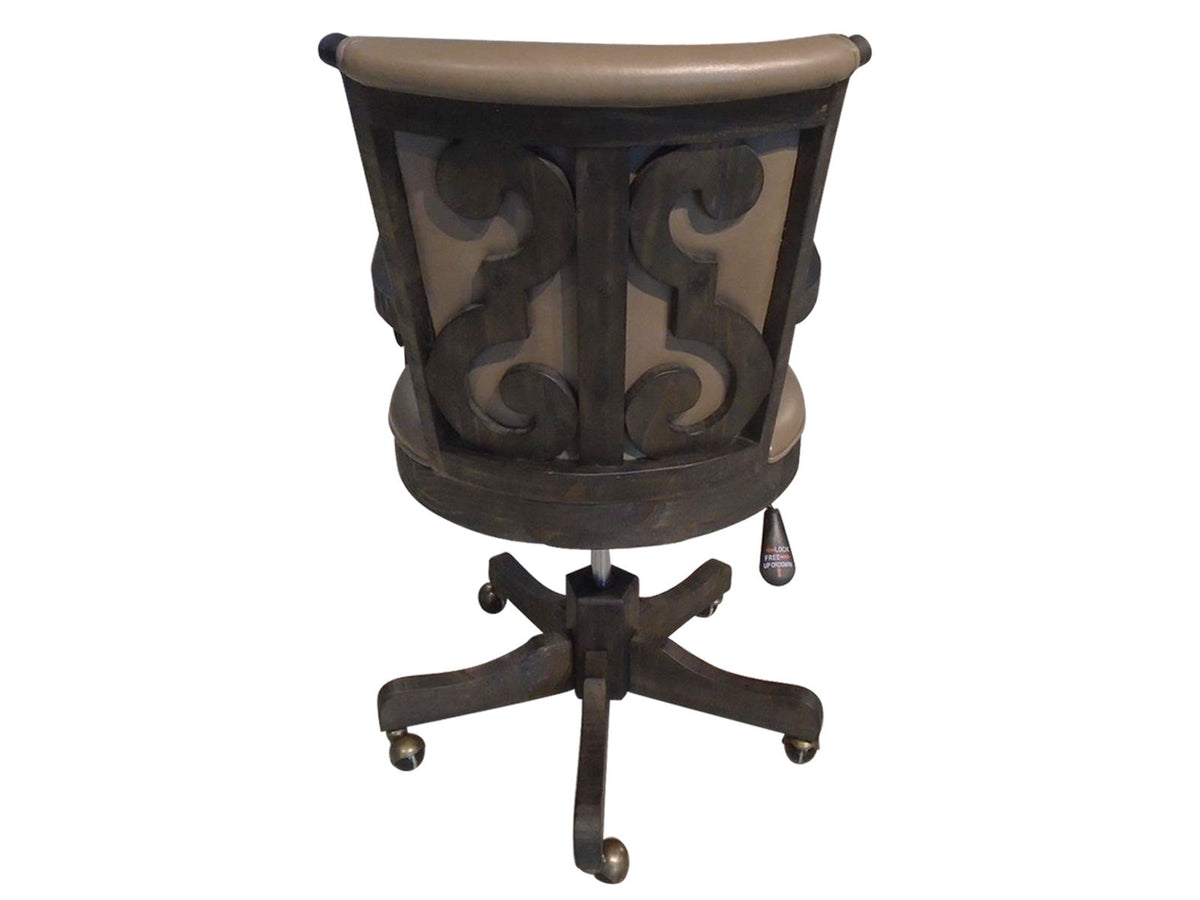 Bellamy - Fully Upholstered Desk Chair - Peppercorn, photo 5 of 5