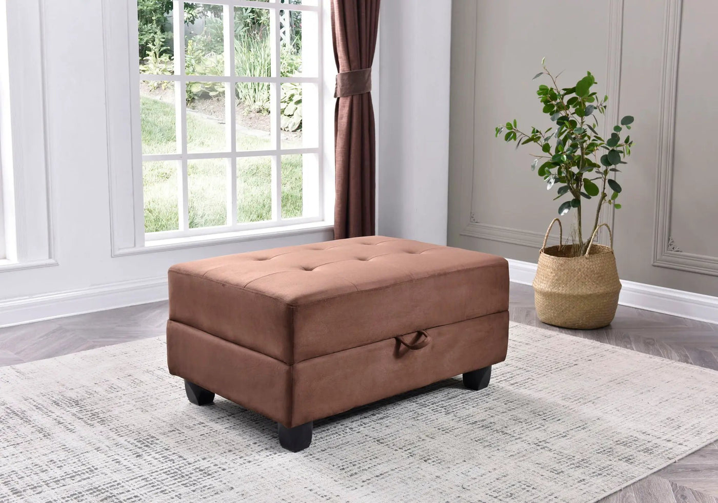 Stylish Storage Contemporary Ottoman by HouseOfZazla