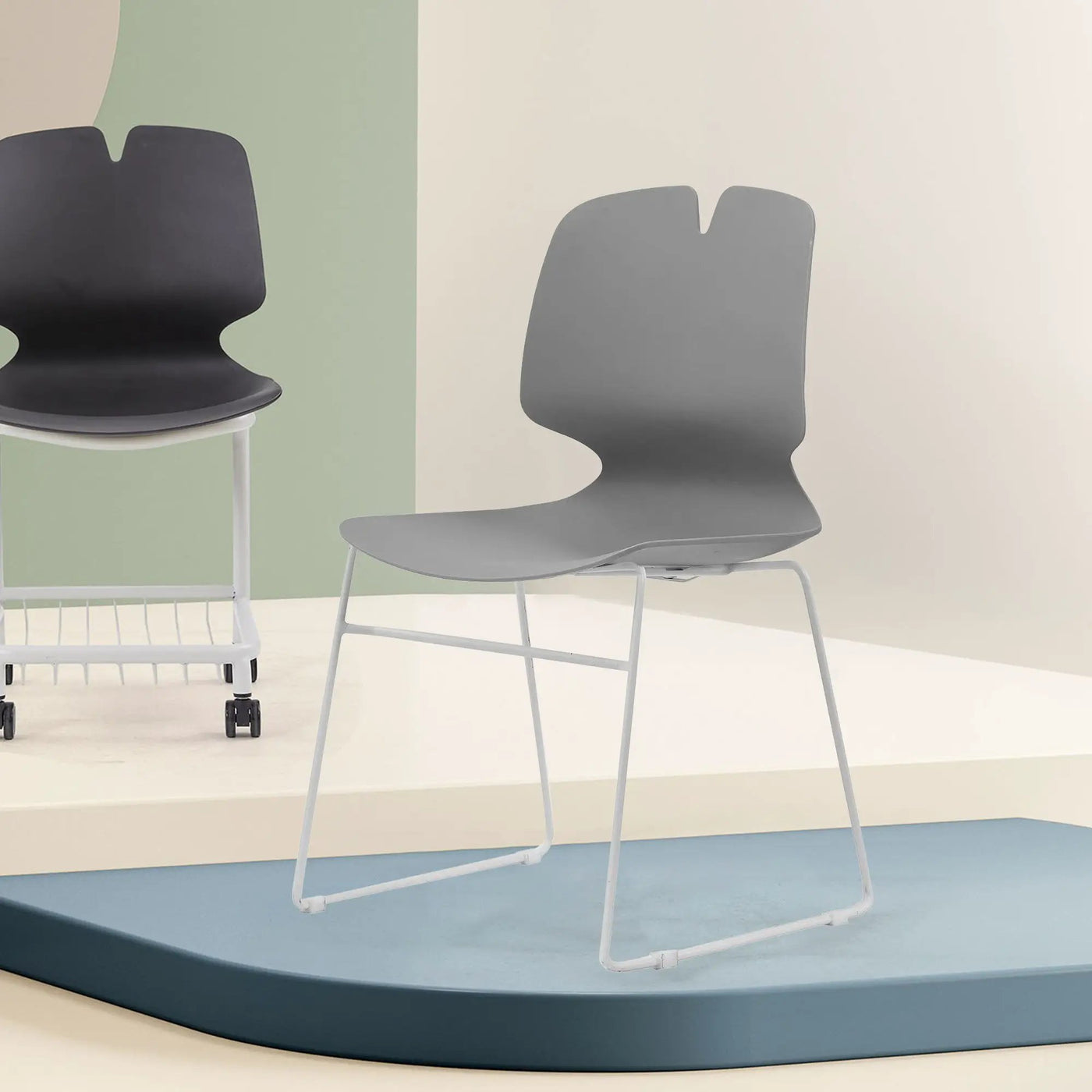 Modern Stacked Office Chairs (Set of 4) by Unique Piece Furniture