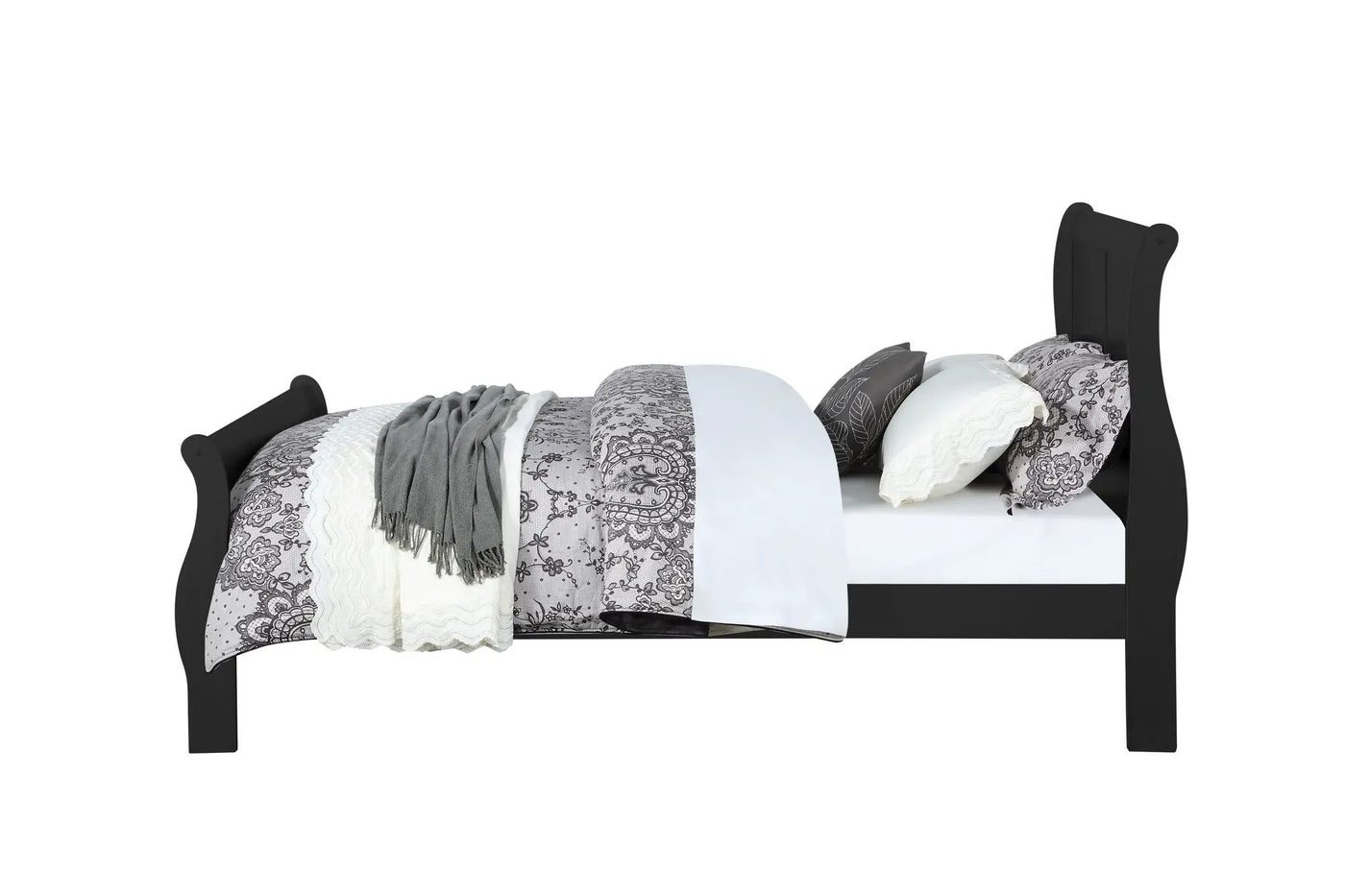 Louis Philippe Sleigh Bedroom Set by HouseOfZazla