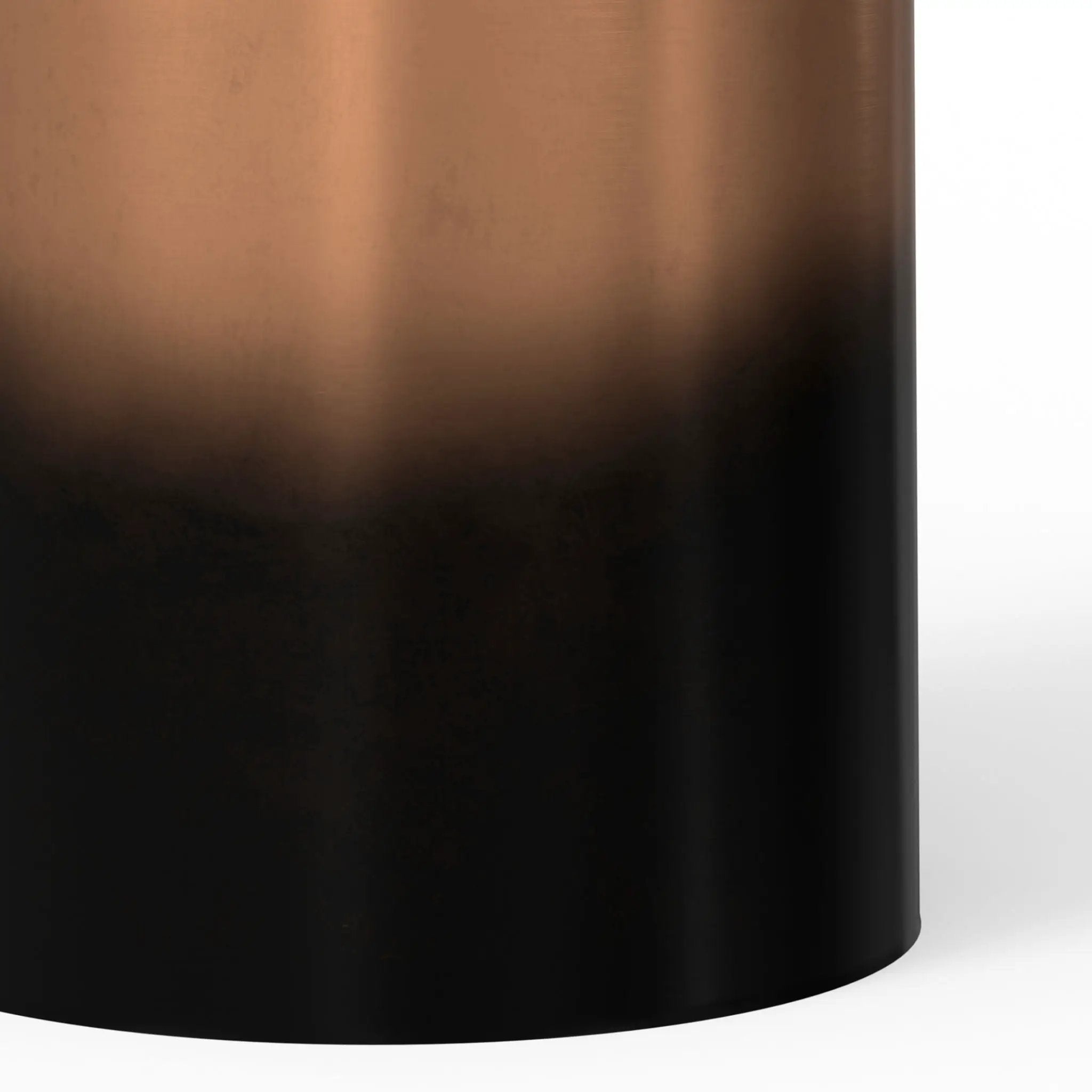 Curtis - Ombre Metal Cylinder Accent Table by HouseOfZazla