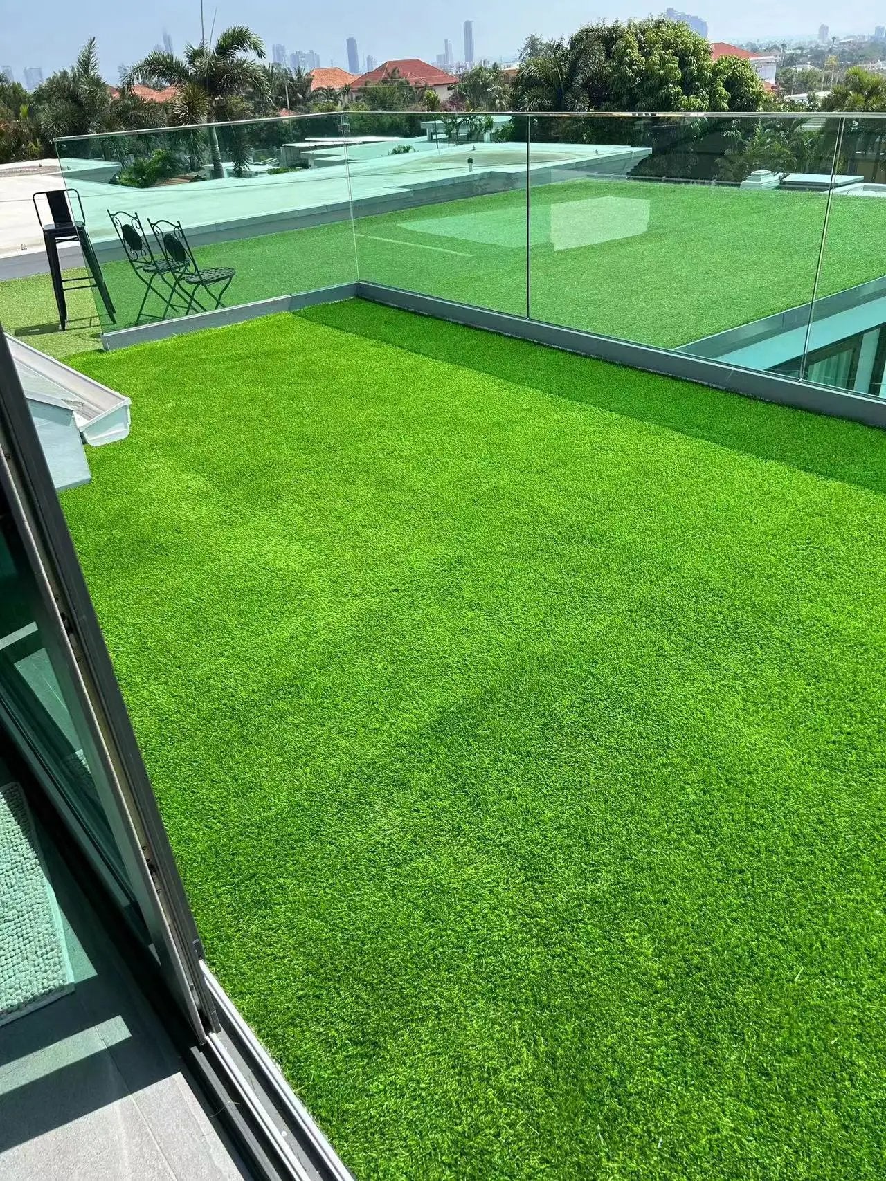 6.5FT X 33FT Outdoor Artificial Grass Runner Rug by HouseOfZazla