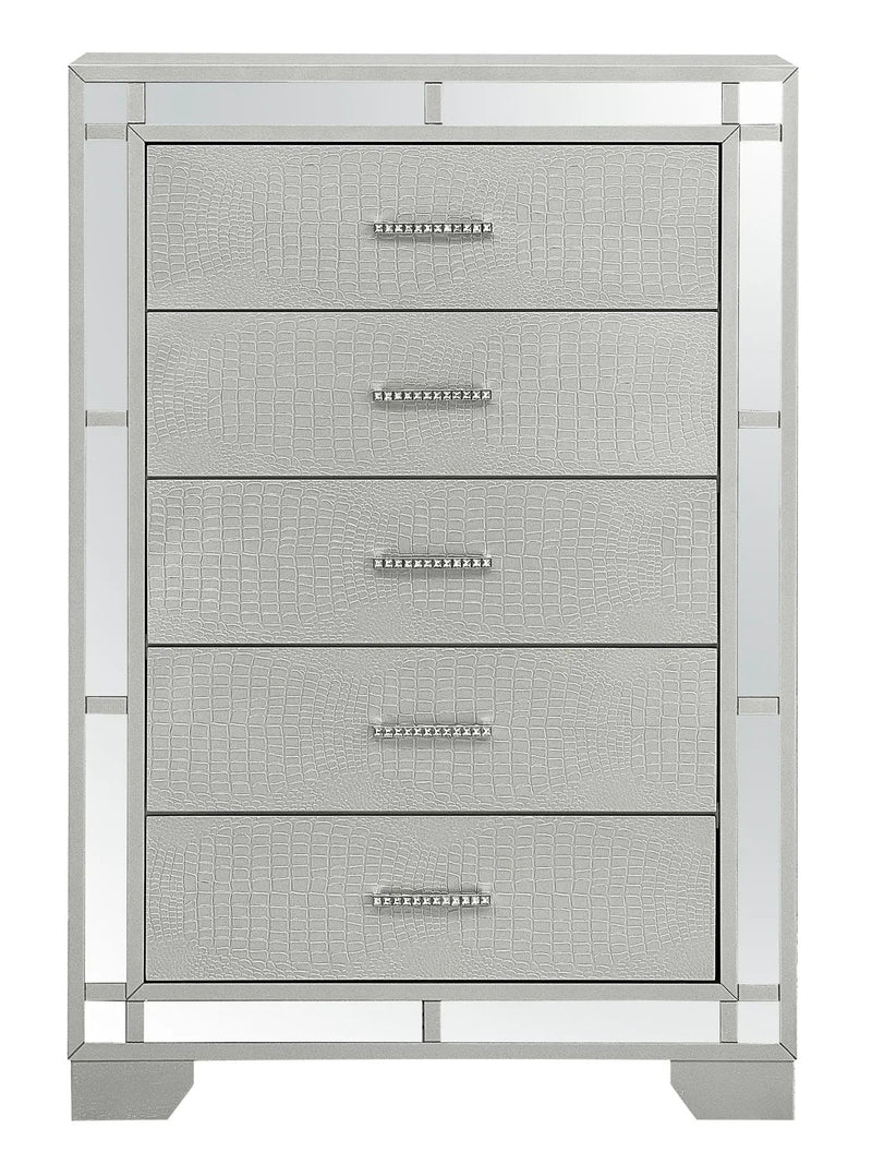 Madison - Chest - Silver Champagne by Unique Piece Furniture