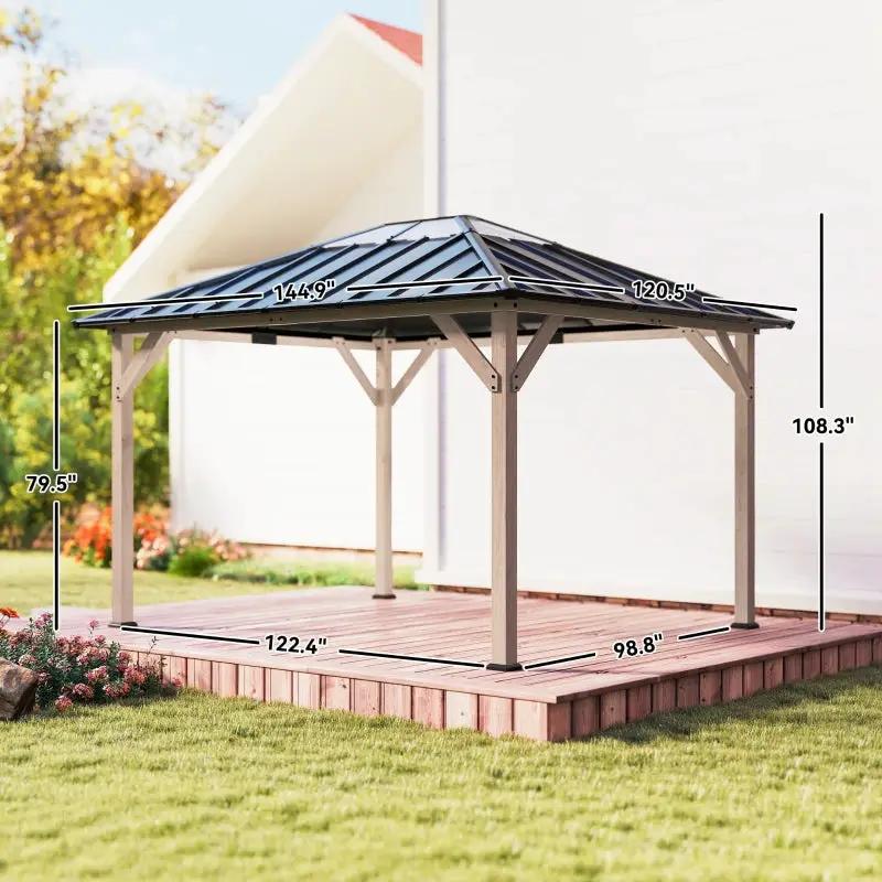 Spacious Outdoor Hardtop Gazebo by HouseOfZazla
