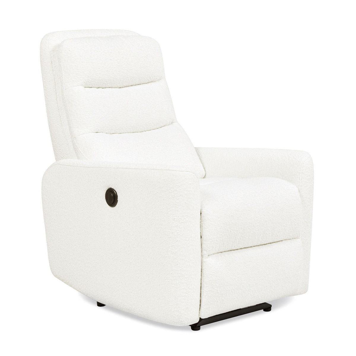 High Back Power Recliner Motion Chair with Powered Recline - Chiffon White, photo 10 of 11