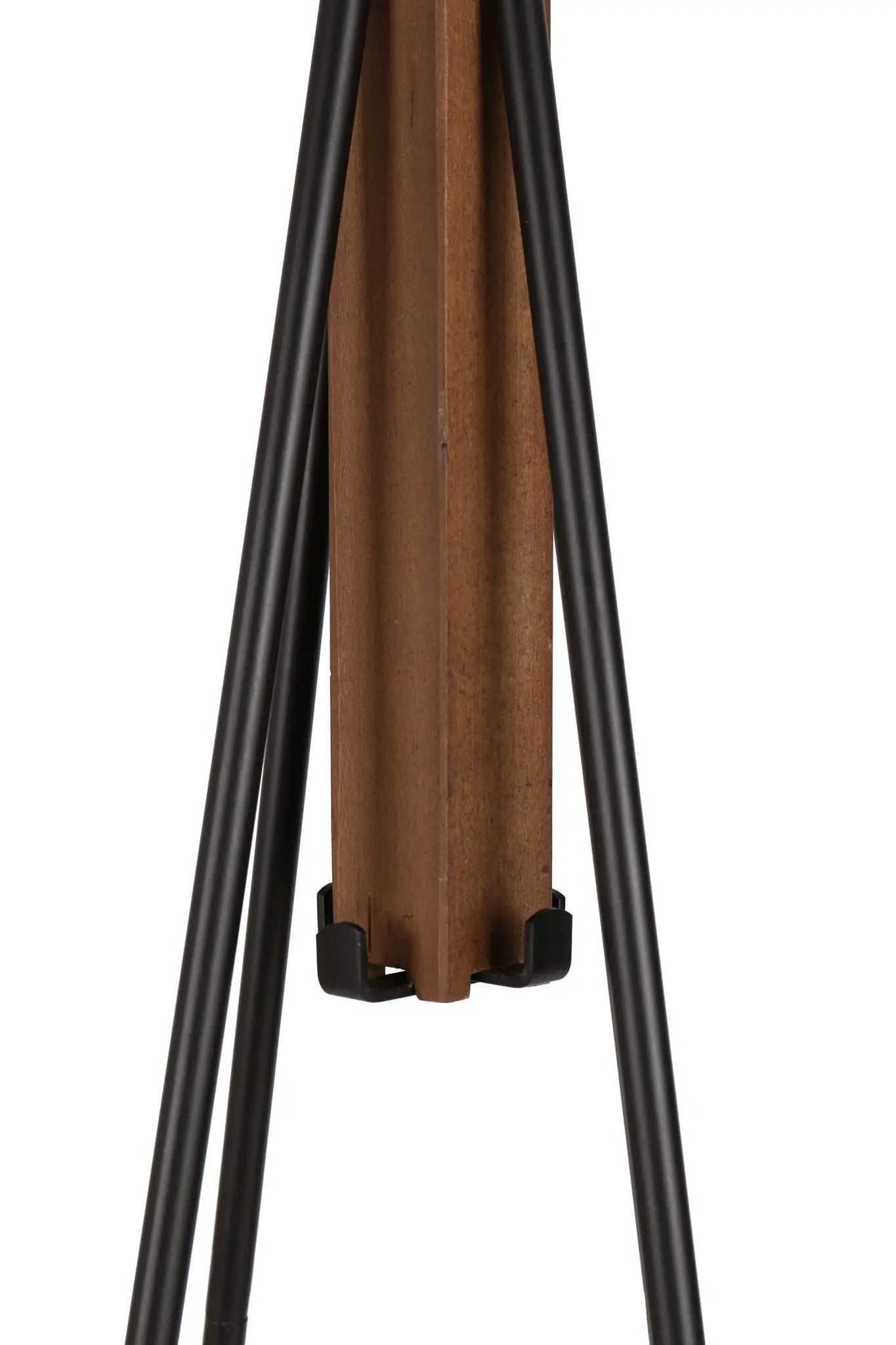 Reclaimed Wood And Metal Freestanding Coat Rack With Hooks Use In Bedroom, Living Room - Natural by HouseOfZazla