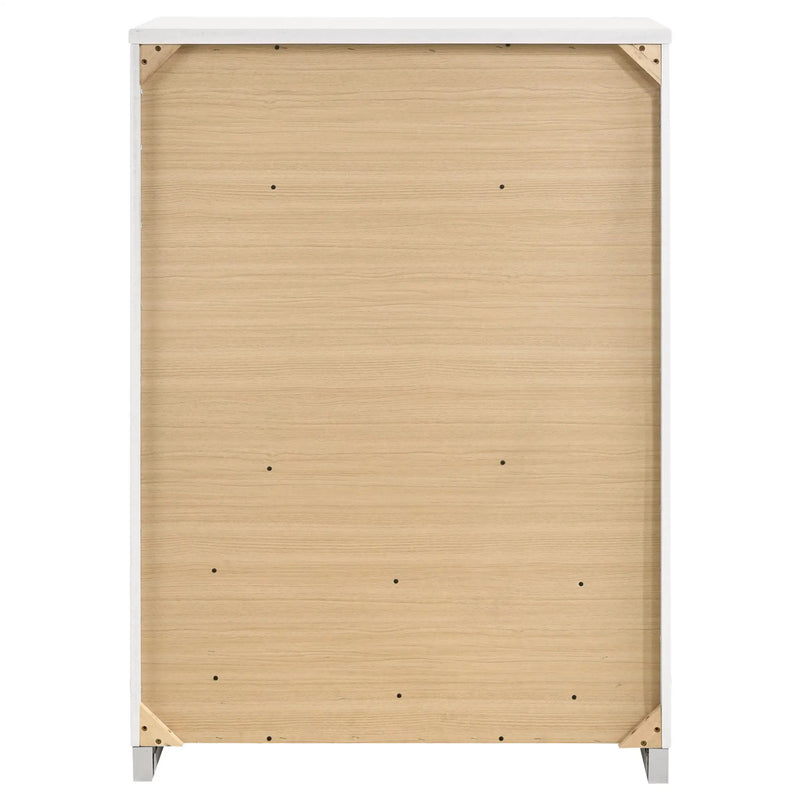 Dulcey - 5 Drawer Bedroom Chest - White