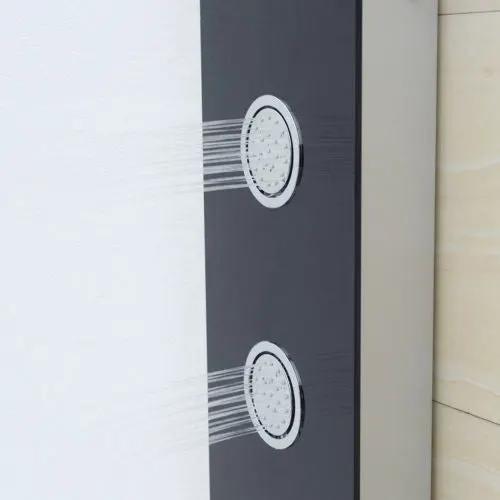 59 Inch Tempered Glass Shower Panel with Hand Shower by DirectDeals