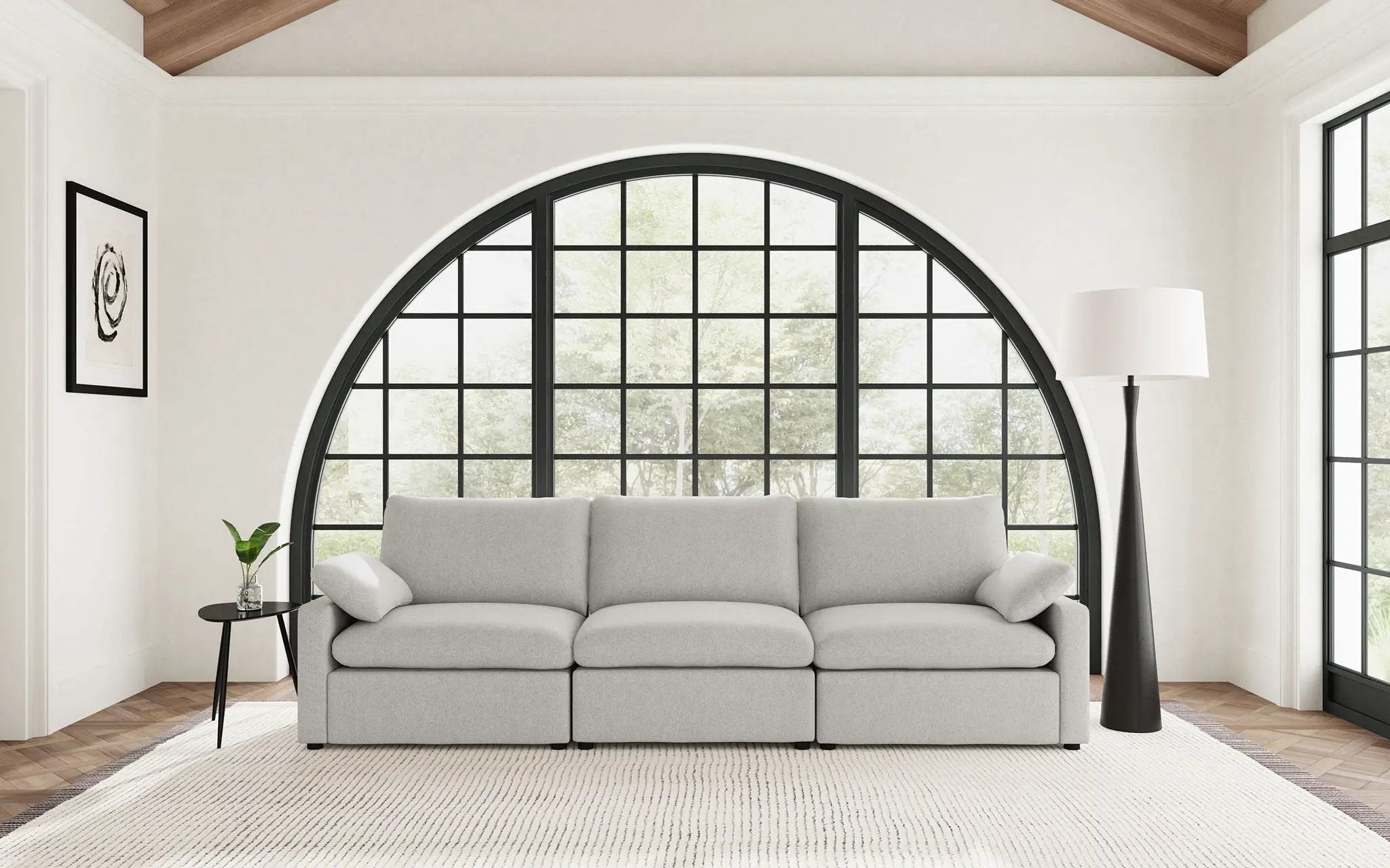 Collins Modular Power Sofa Grey by Unique Piece Furniture