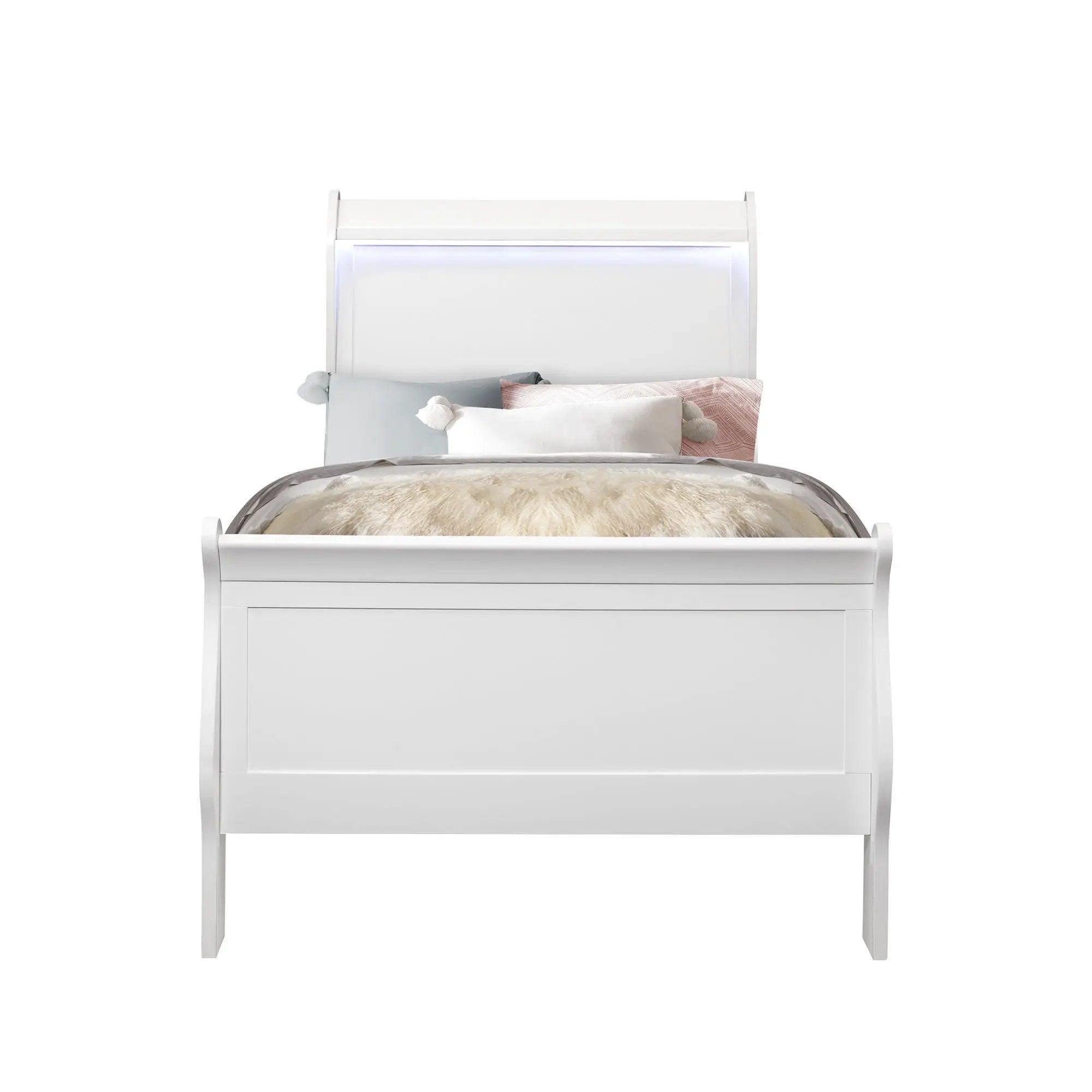 Charlston - Bed With LED by Unique Piece Furniture