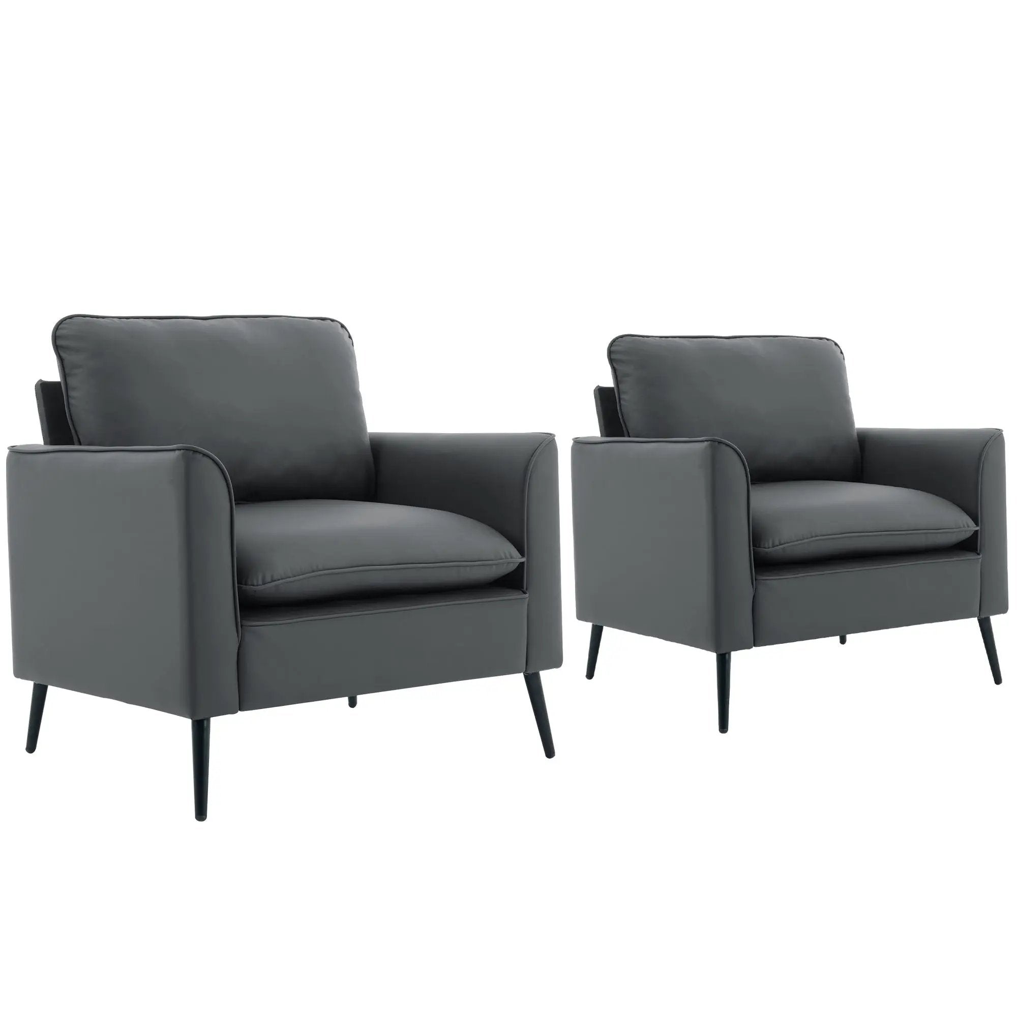 Nordic Retro Light Luxury Upholstered Sofa Chair by Unique Piece Furniture