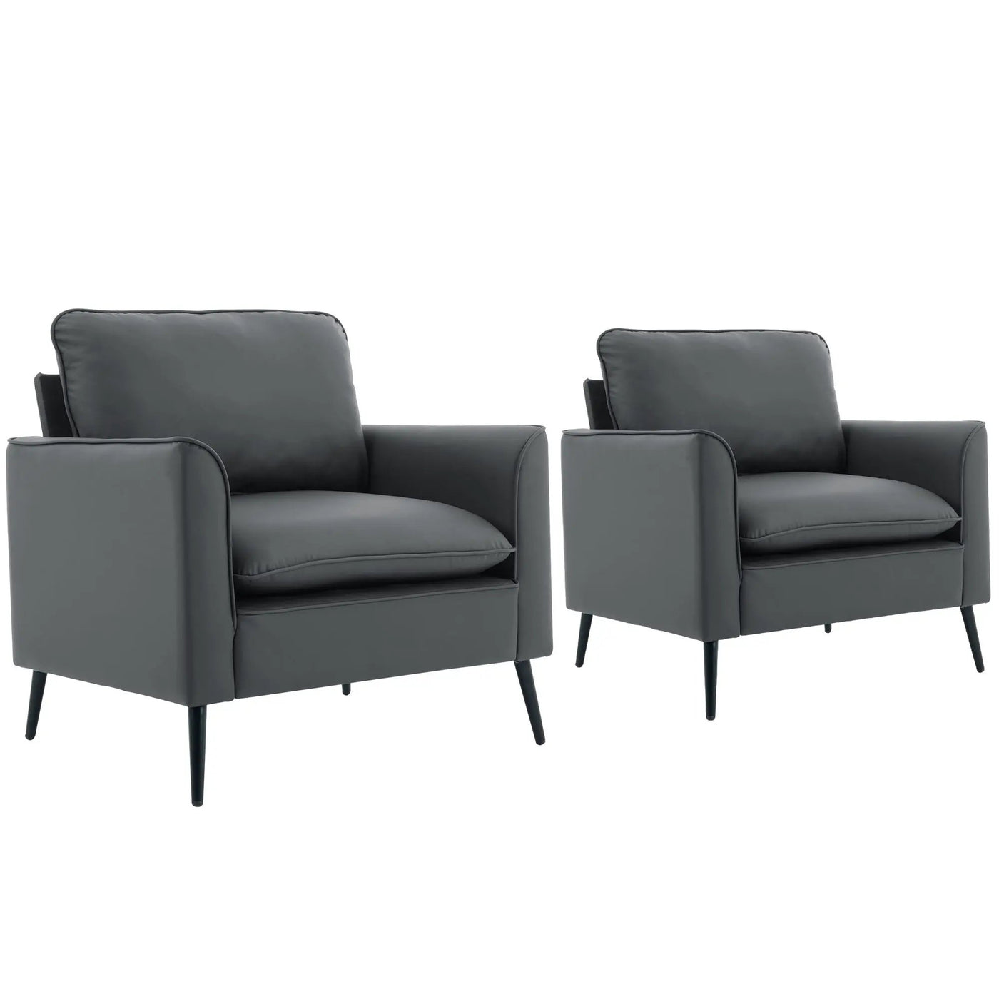 Nordic Retro Light Luxury Upholstered Sofa Chair by HouseOfZazla