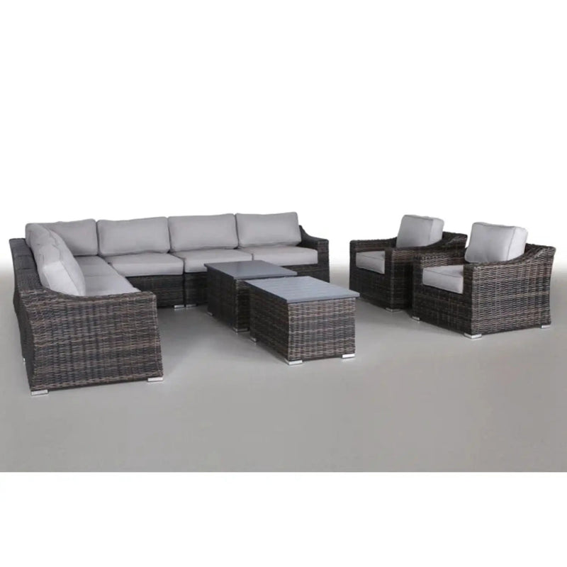 Stylish Sofa Seating Group With Cushions Perfect For Outdoor Gatherings by Unique Piece Furniture