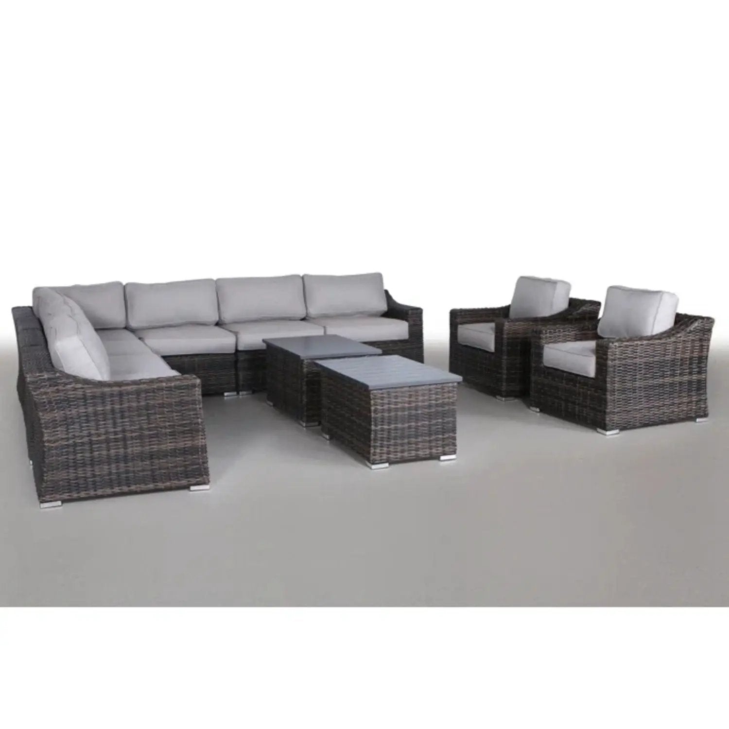 Stylish Sofa Seating Group With Cushions Perfect For Outdoor Gatherings by HouseOfZazla