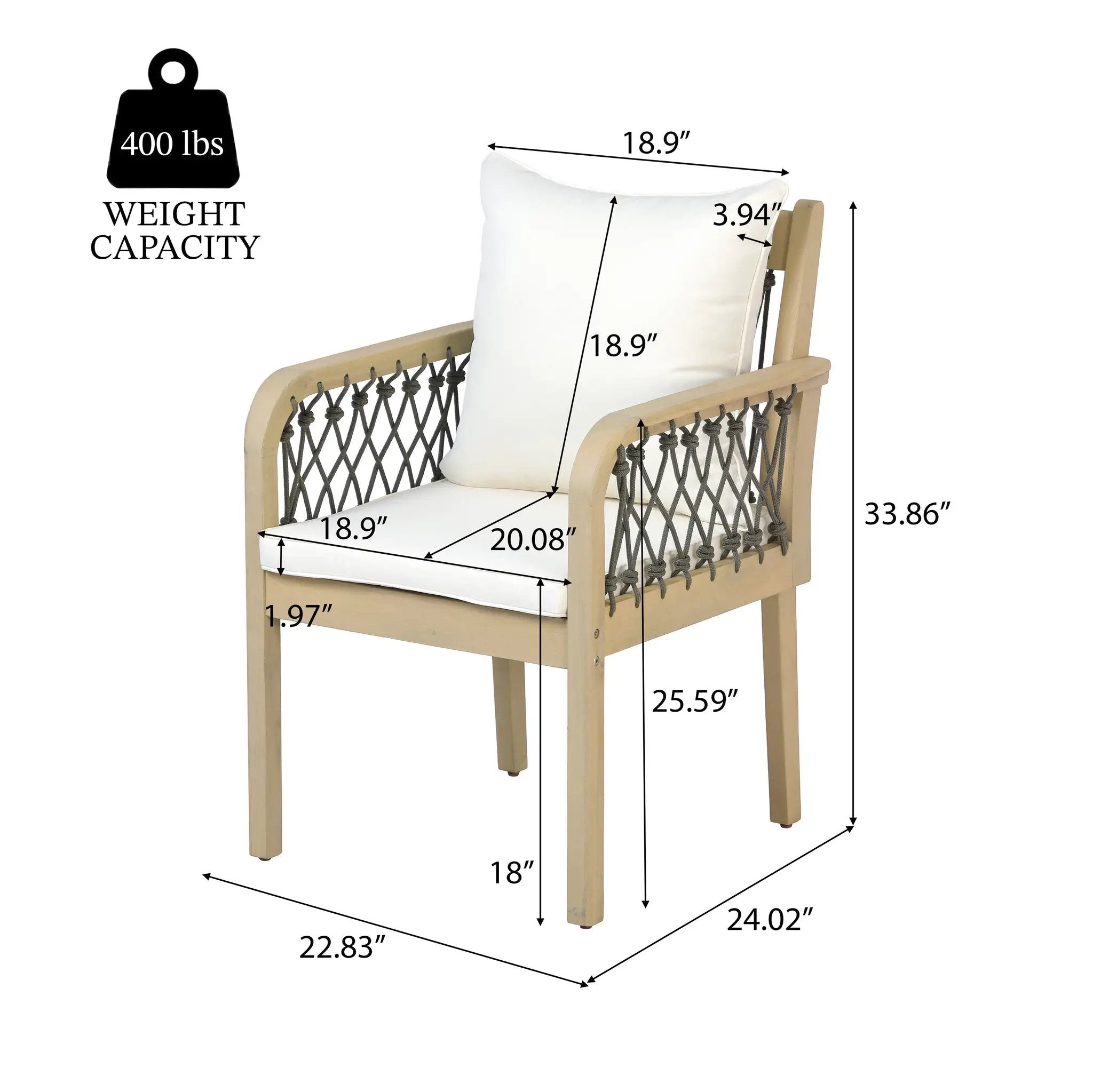 7-Piece Outdoor Acacia Wood Dining Set by HouseOfZazla